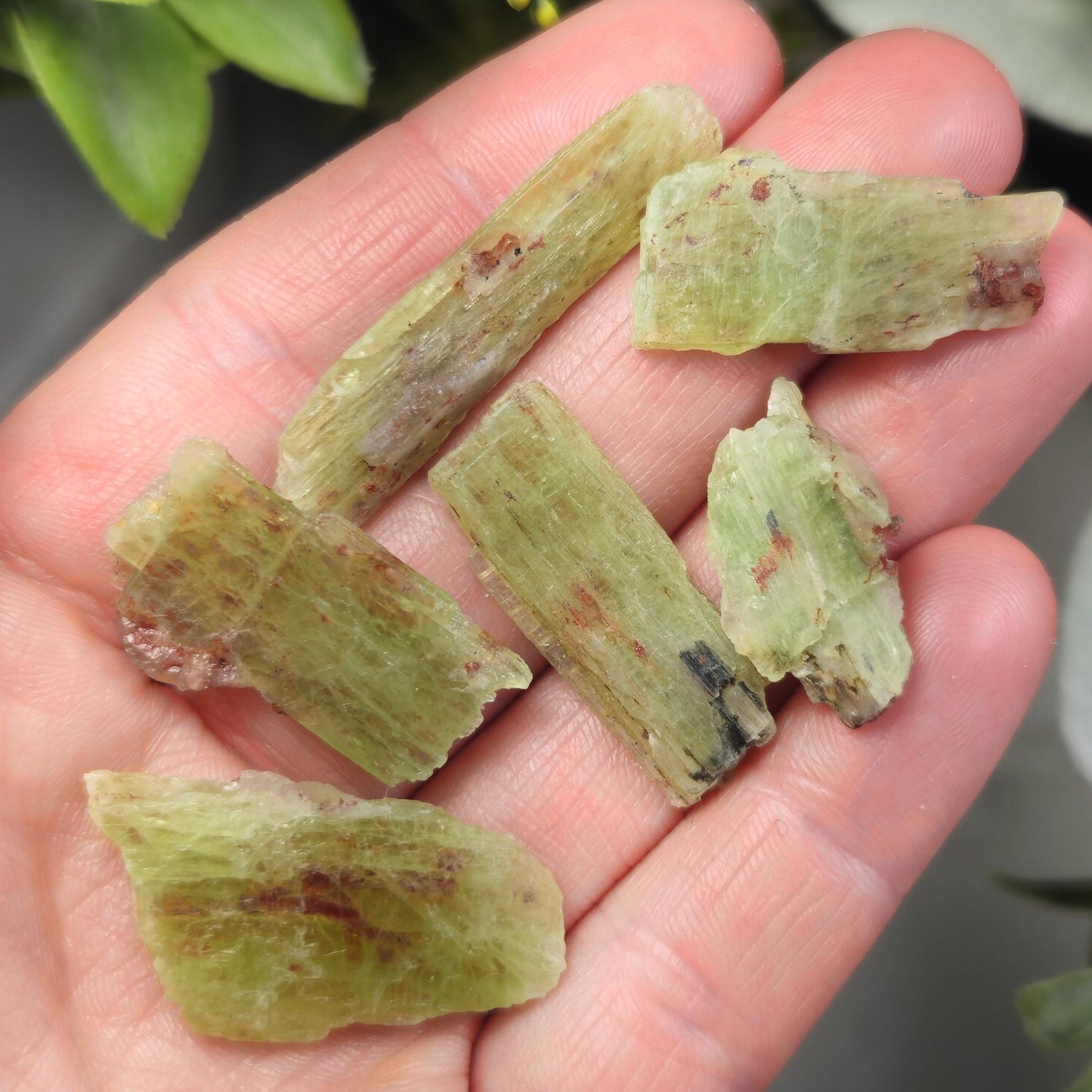 Green & Orange Kyanite Crystal