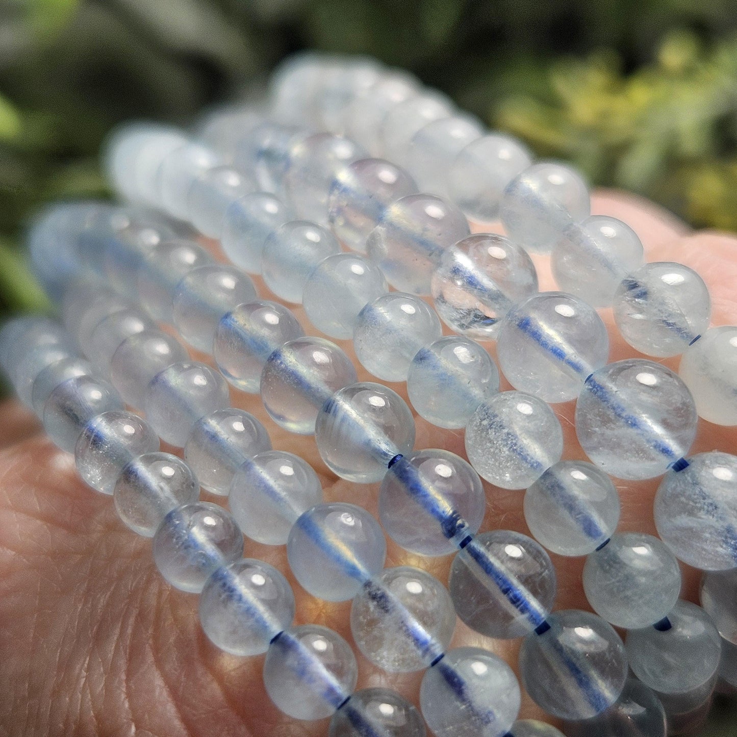 Aquamarine Crystal Bracelet