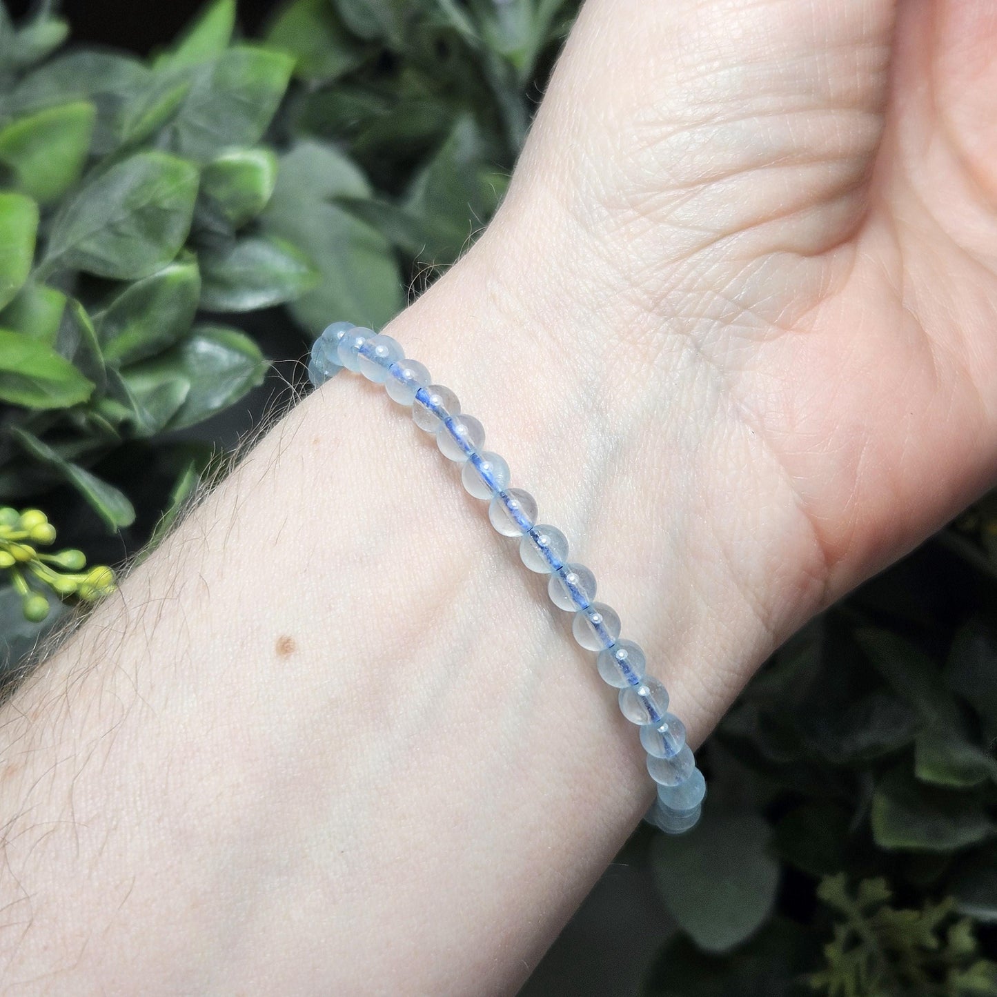 Aquamarine Crystal Bracelet