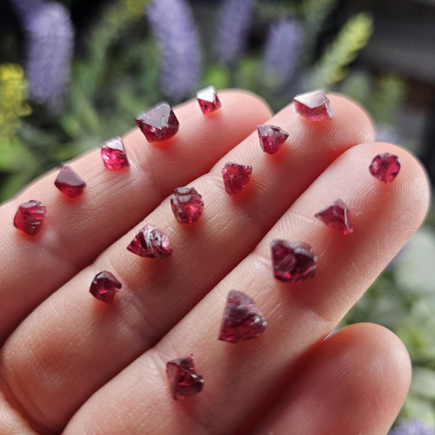 Red Spinel Crystal