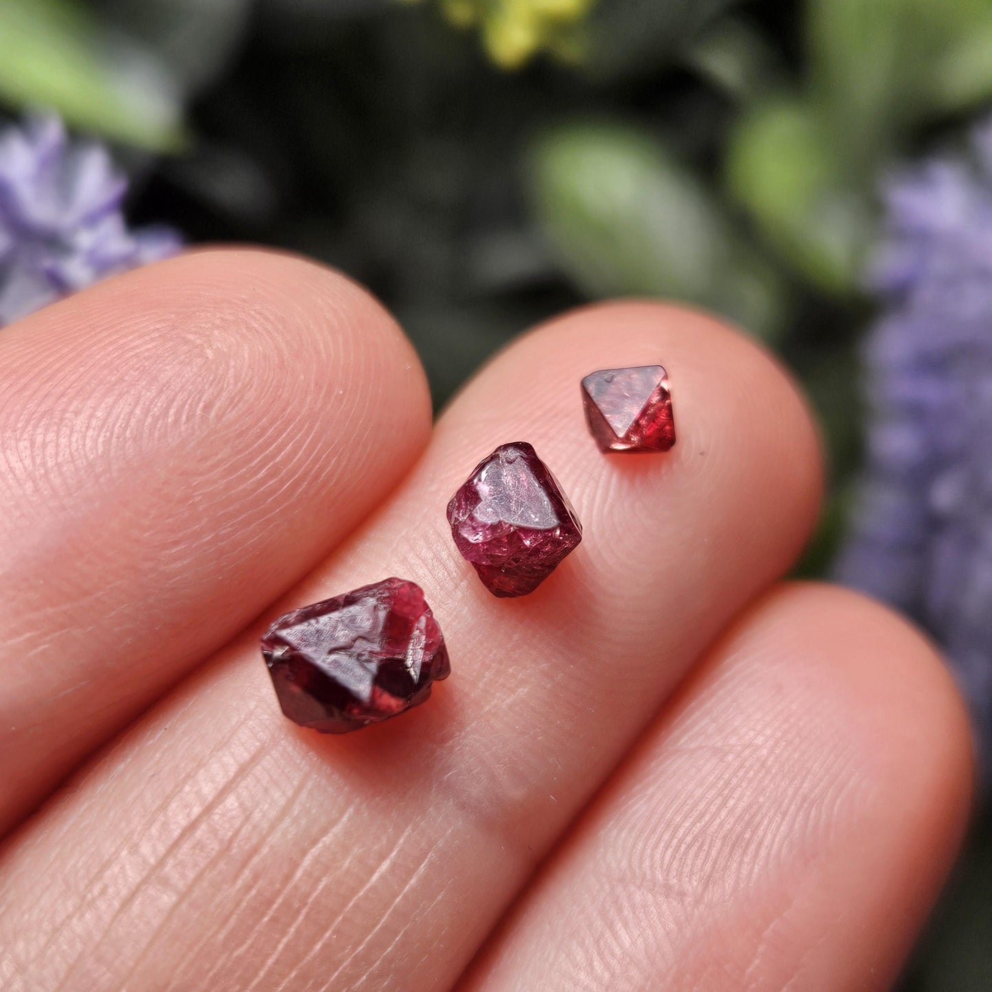 Red Spinel Crystal