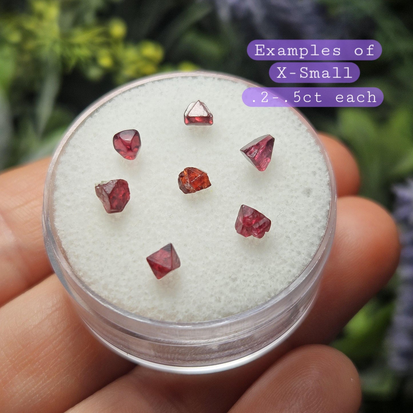 Red Spinel Crystal