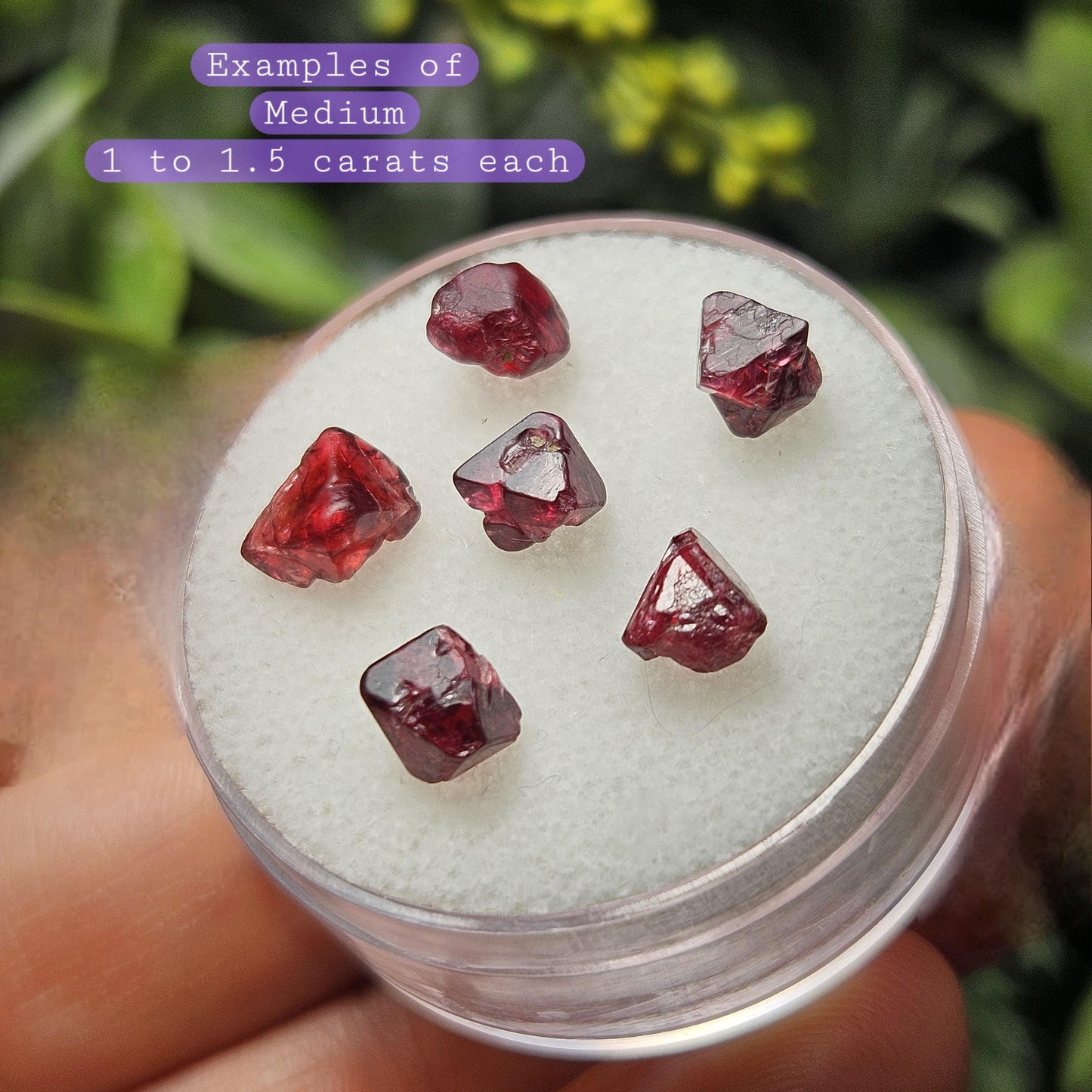 Red Spinel Crystal