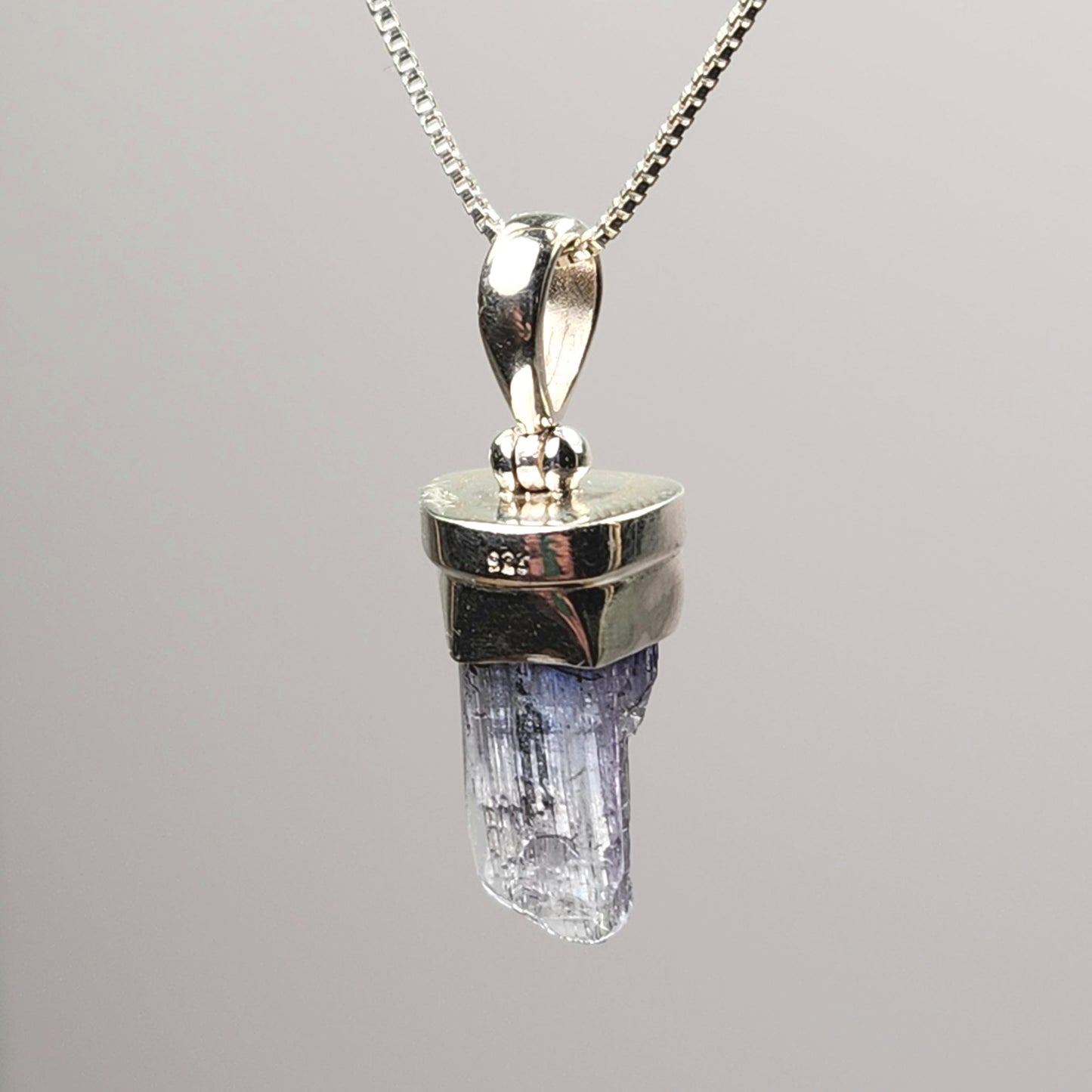 Terminated Tanzanite Crystal Pendant
