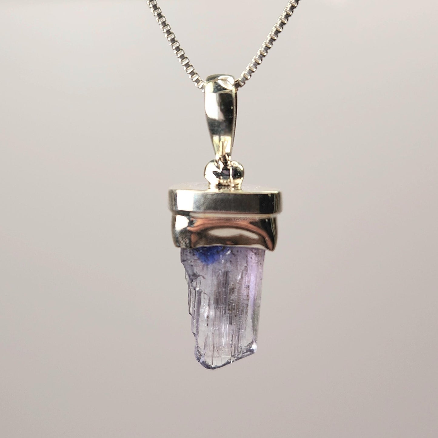 Terminated Tanzanite Crystal Pendant