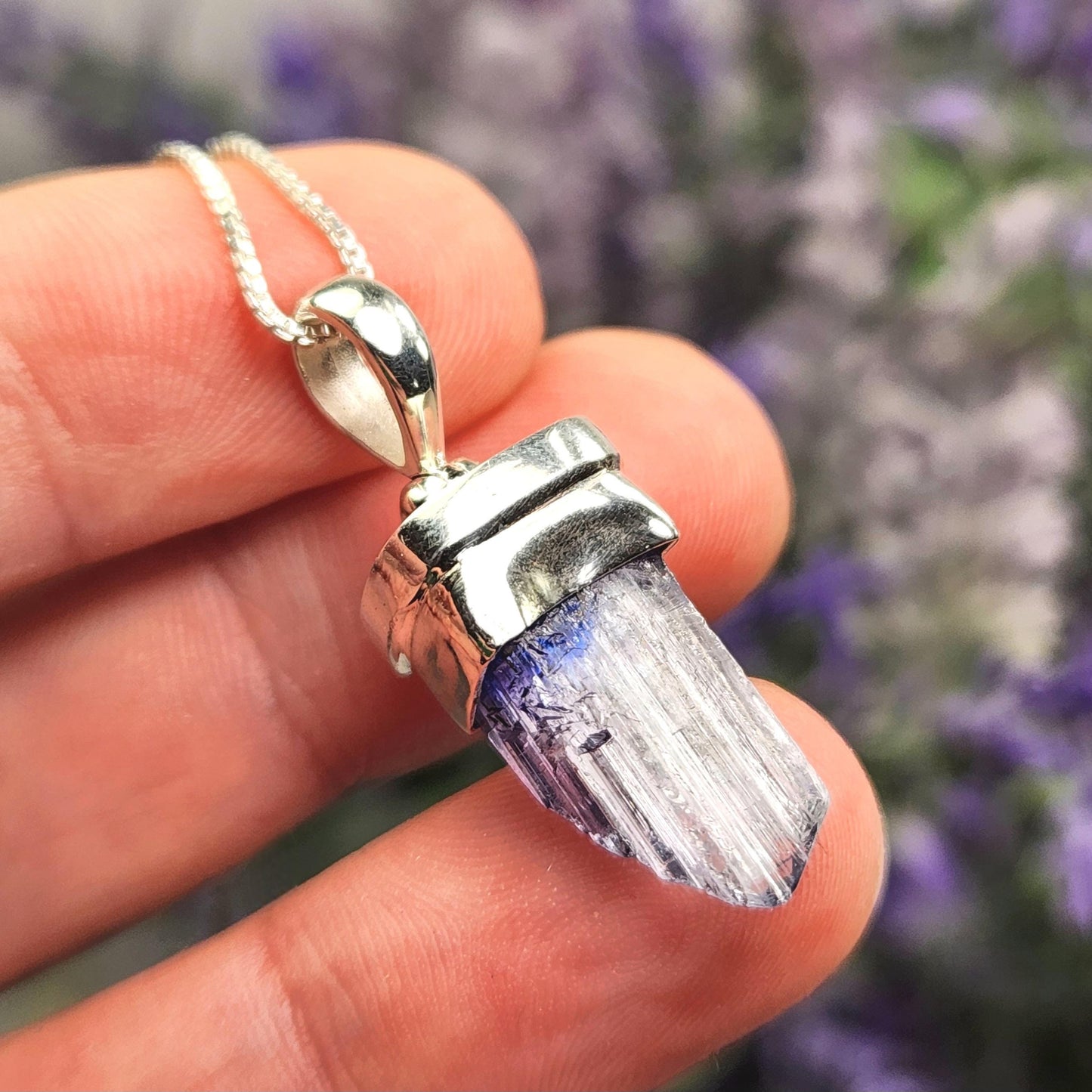 Terminated Tanzanite Crystal Pendant