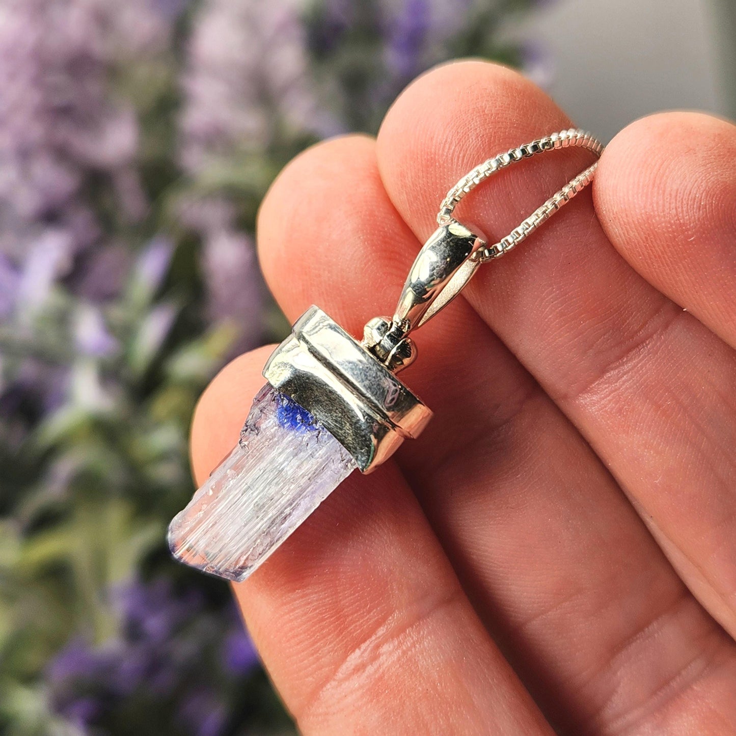 Terminated Tanzanite Crystal Pendant