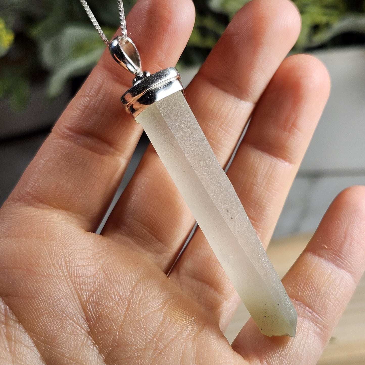 Inner Mongolian Hedenbergite Pendant