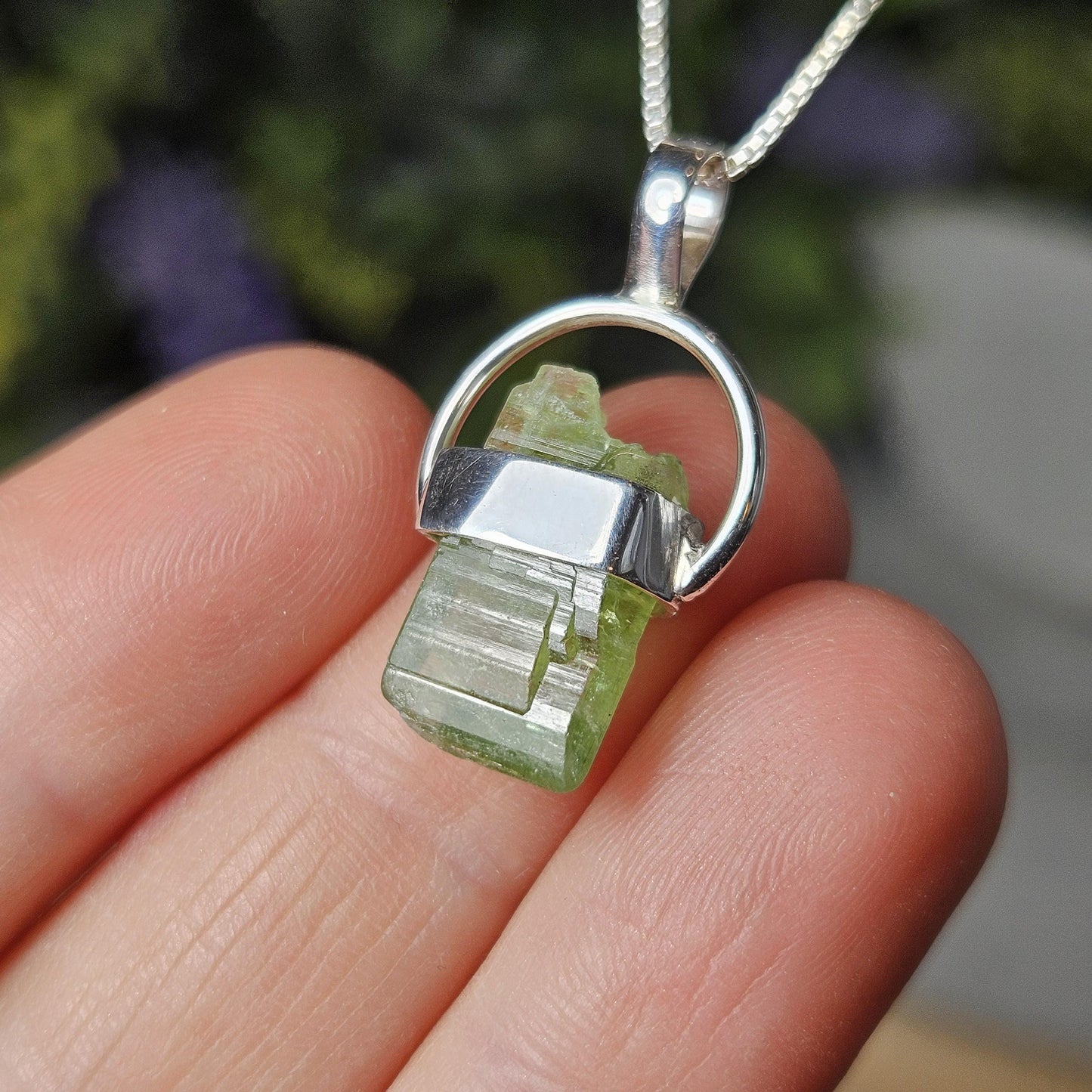 Terminated Peridot Pendant