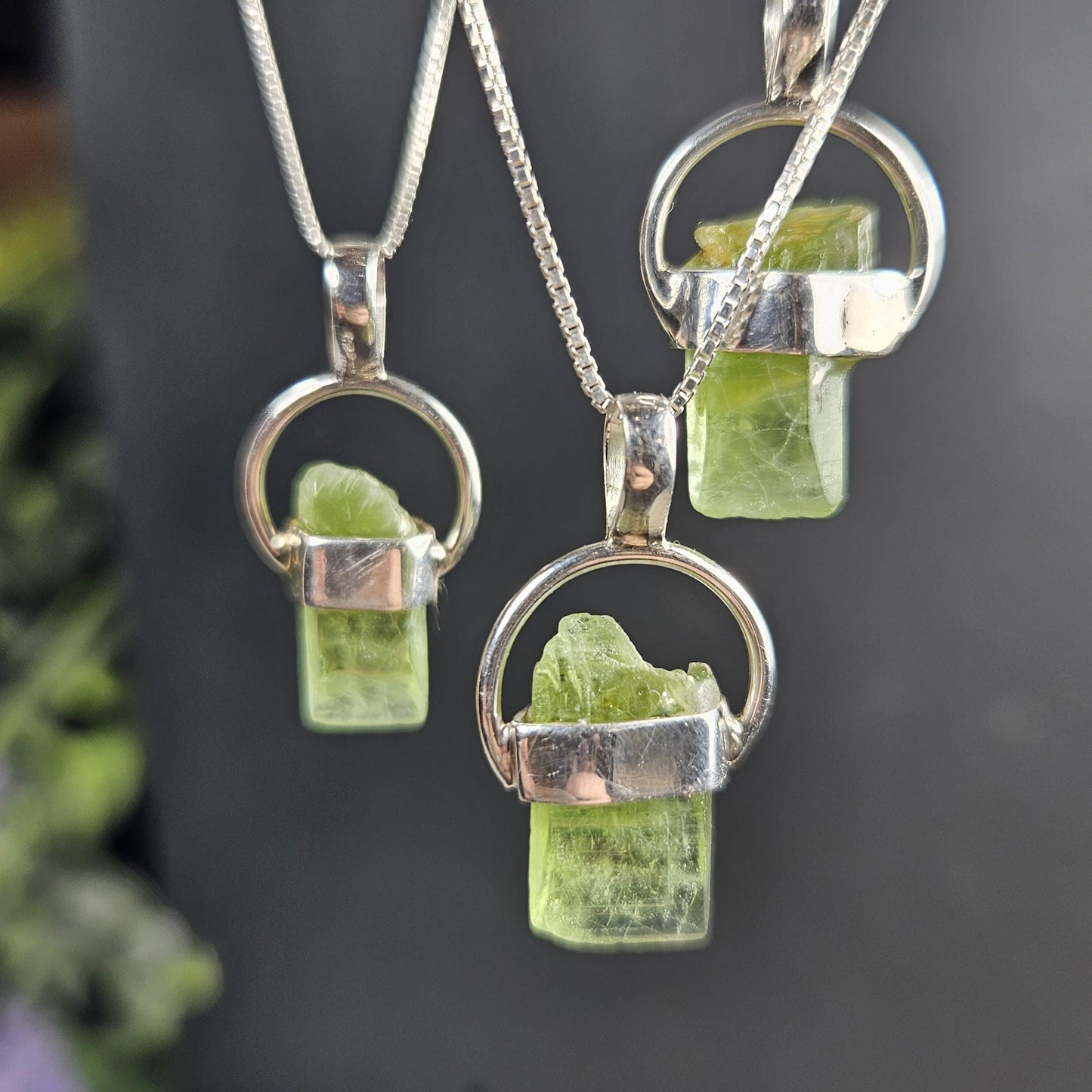 Terminated Peridot Pendant