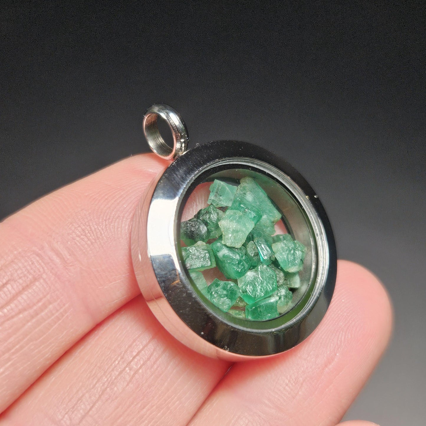 Green Emerald Pendant