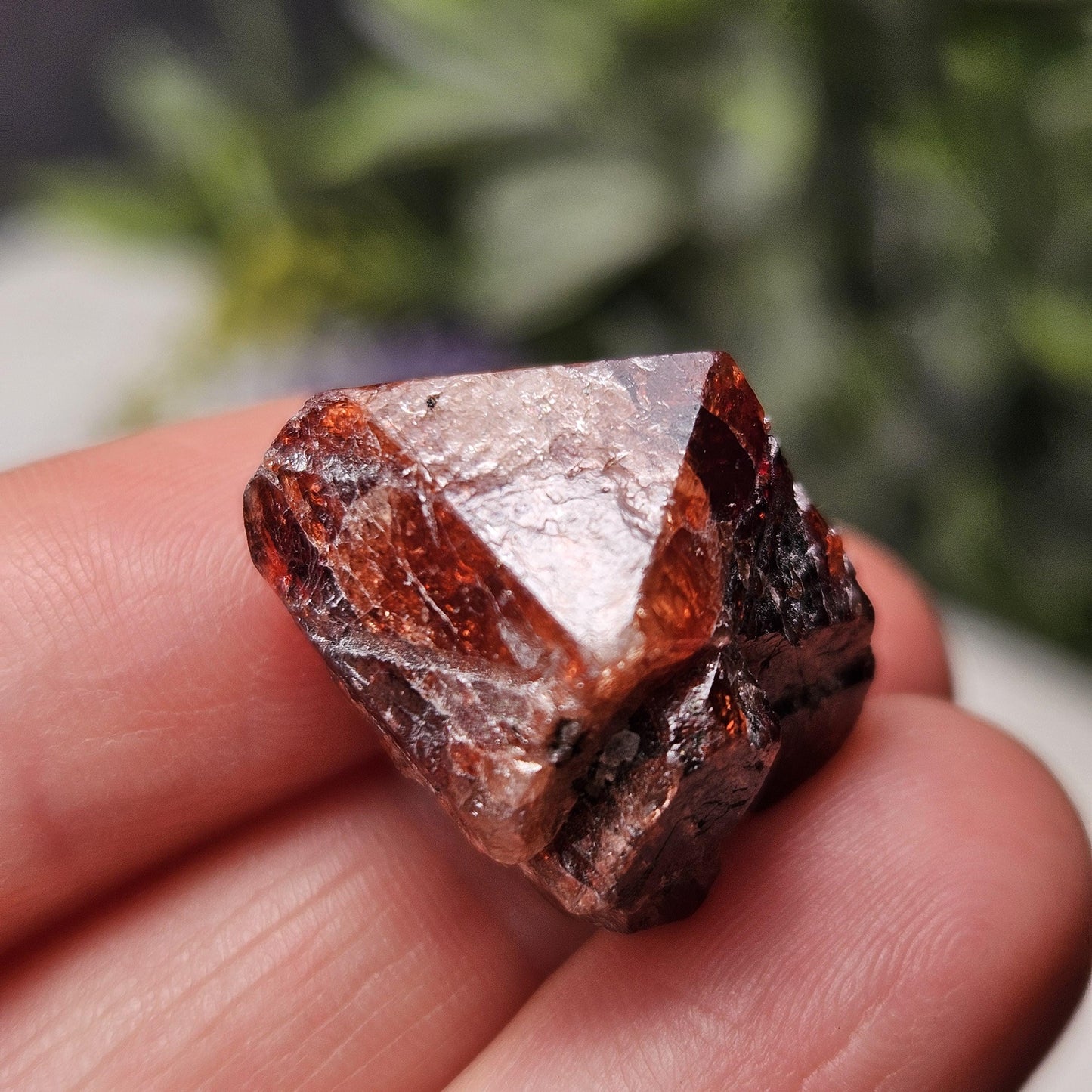 Red Zircon Crystals