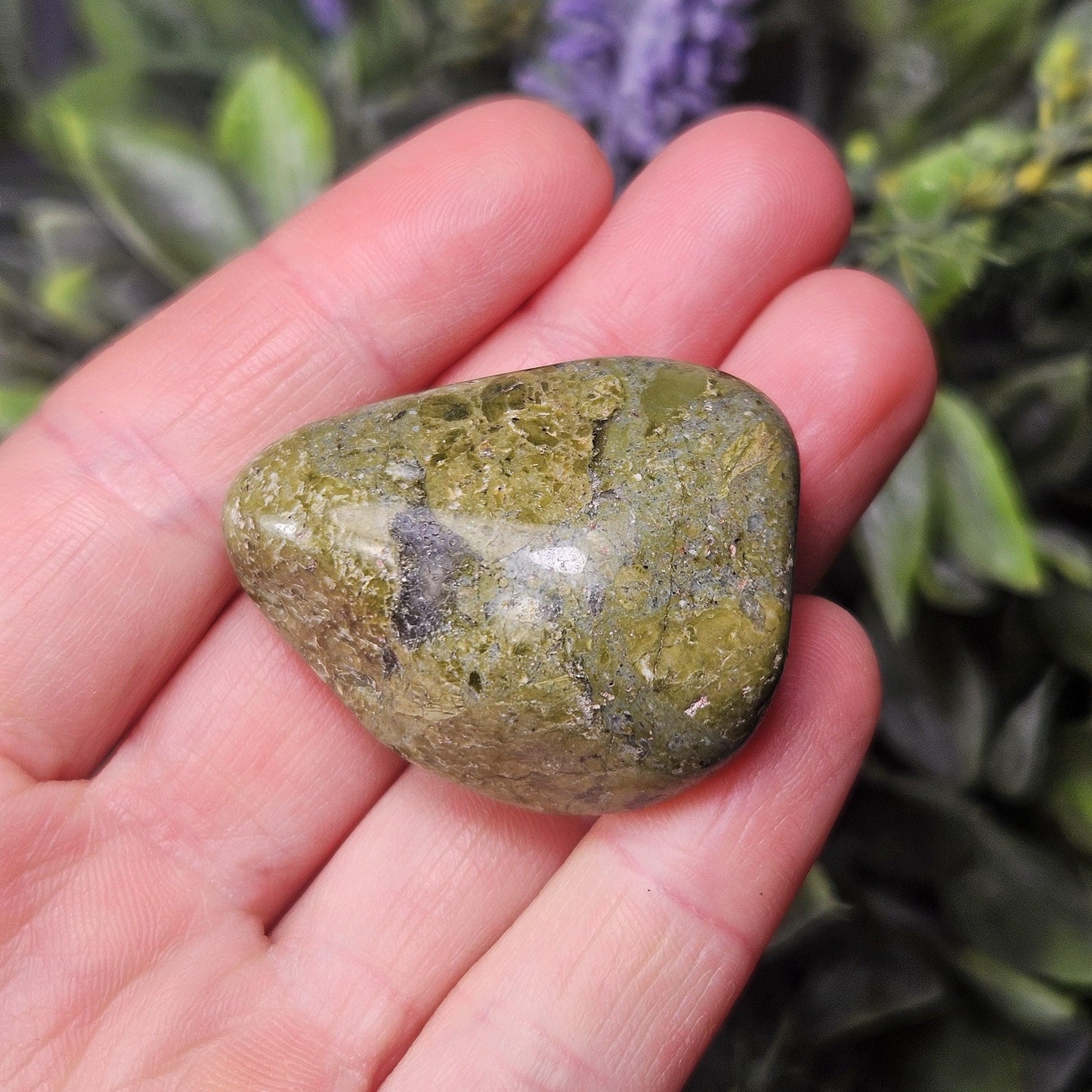 Green Epidote Crystal