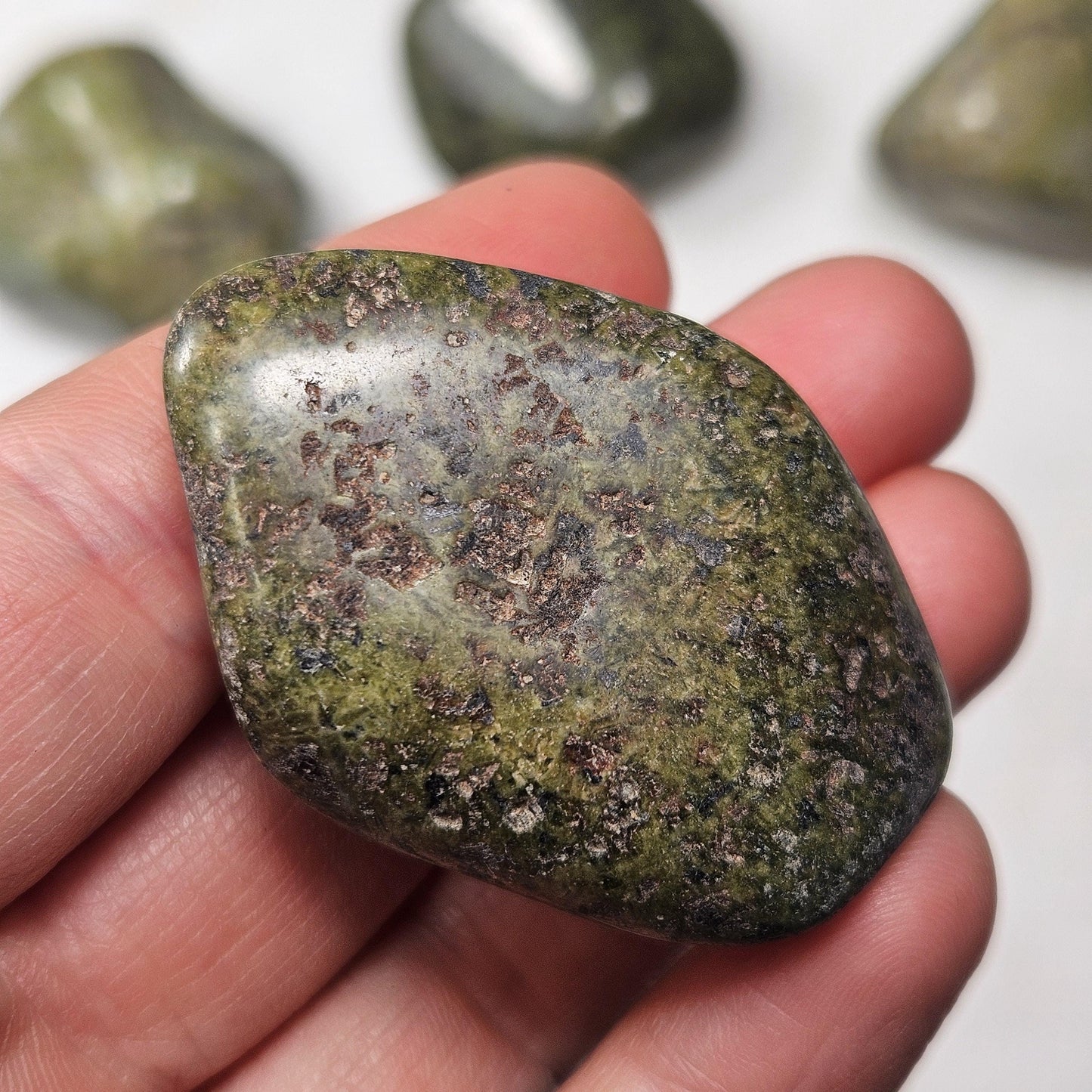 Green Epidote Crystal