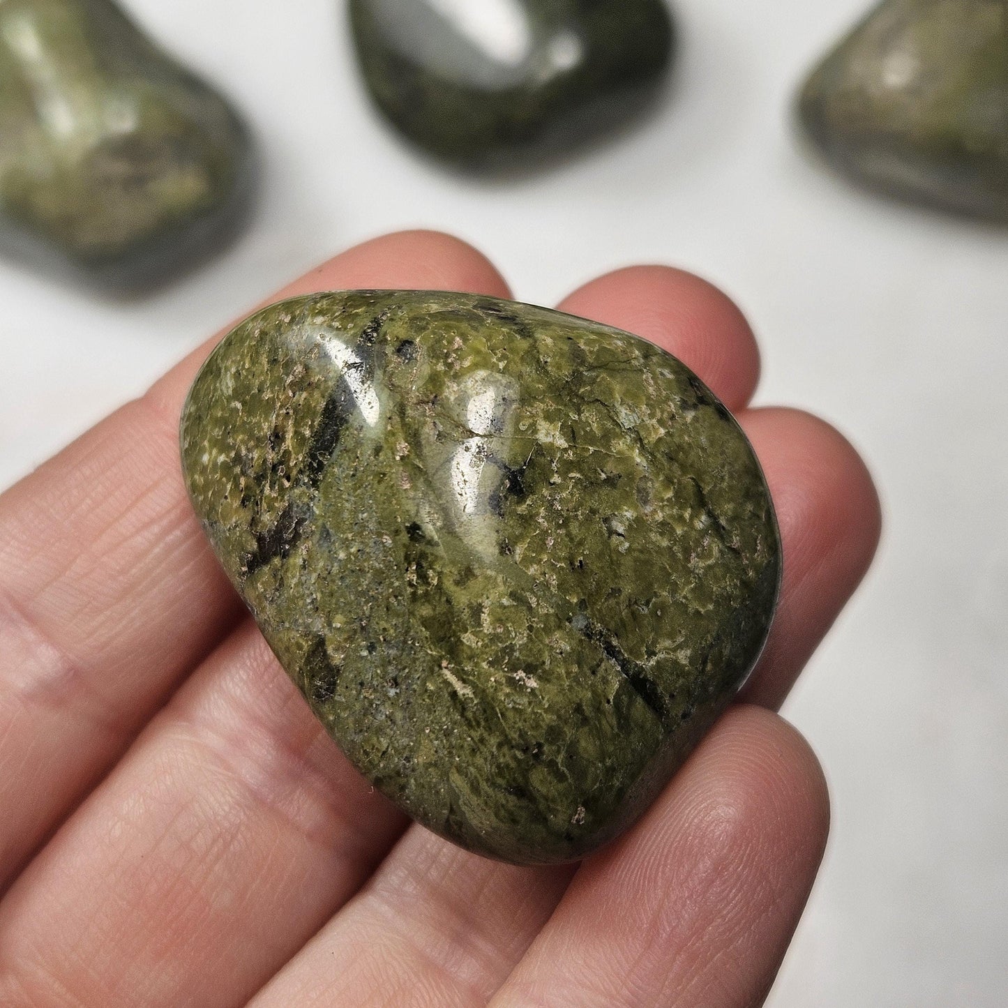 Green Epidote Crystal