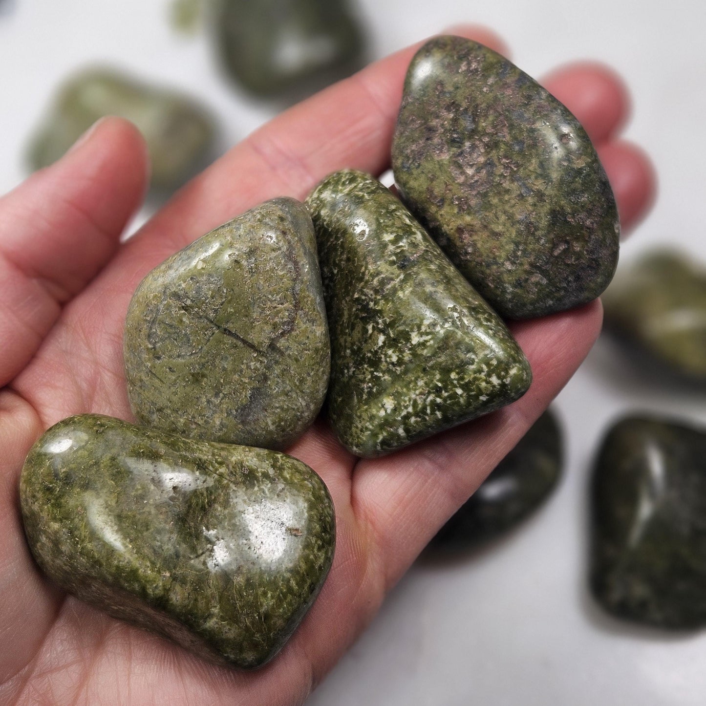 Green Epidote Crystal