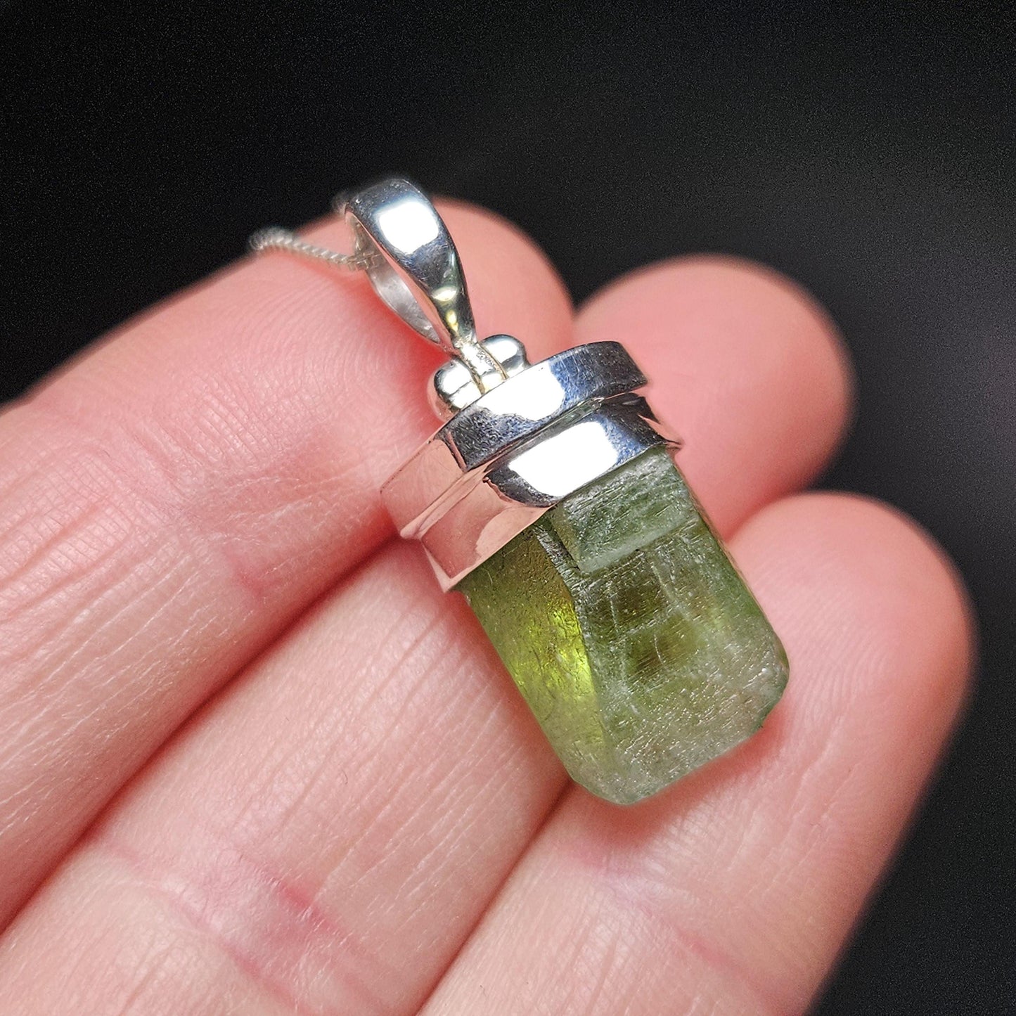 Terminated Peridot Pendant