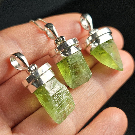 Terminated Peridot Pendant