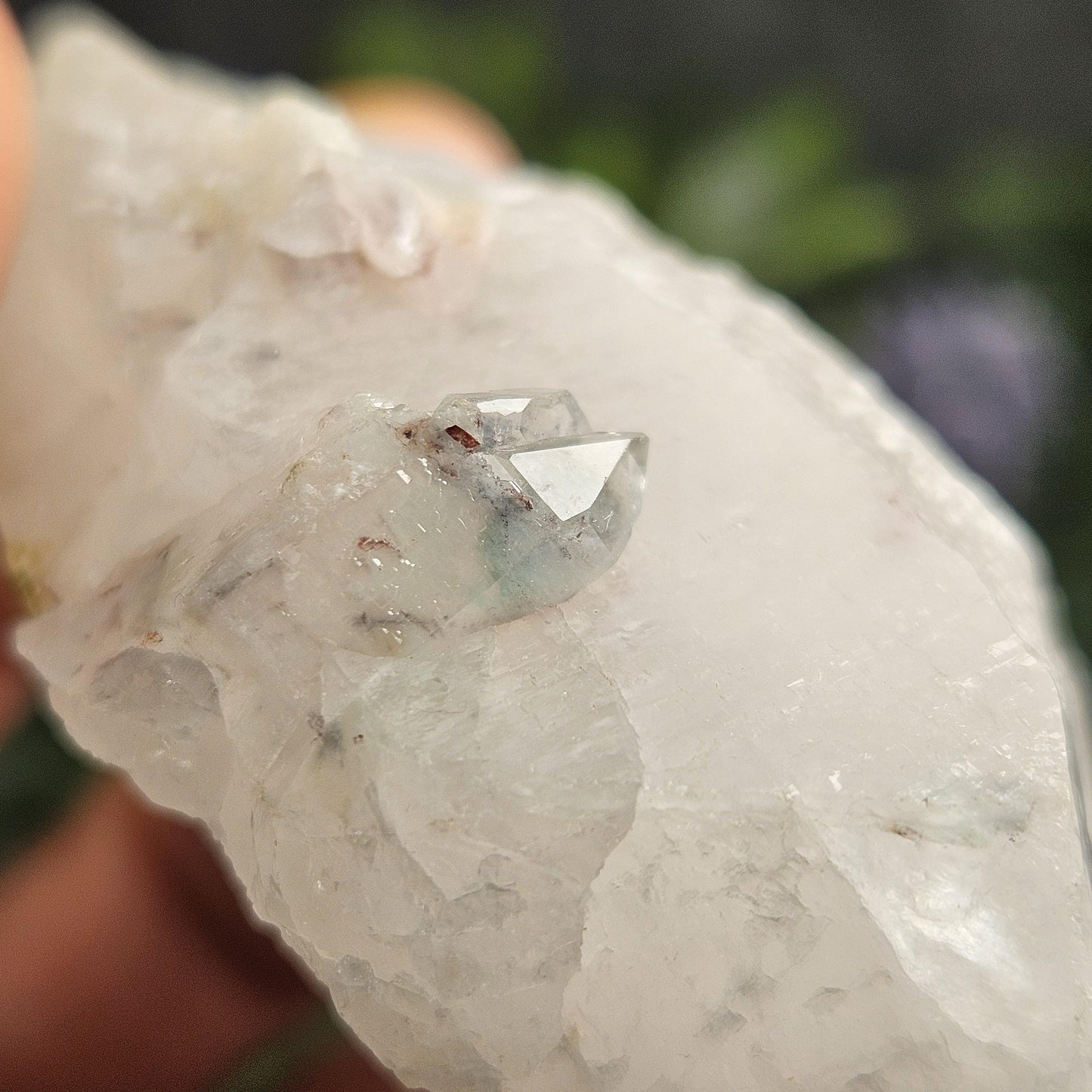 Ajoite Quartz Crystal