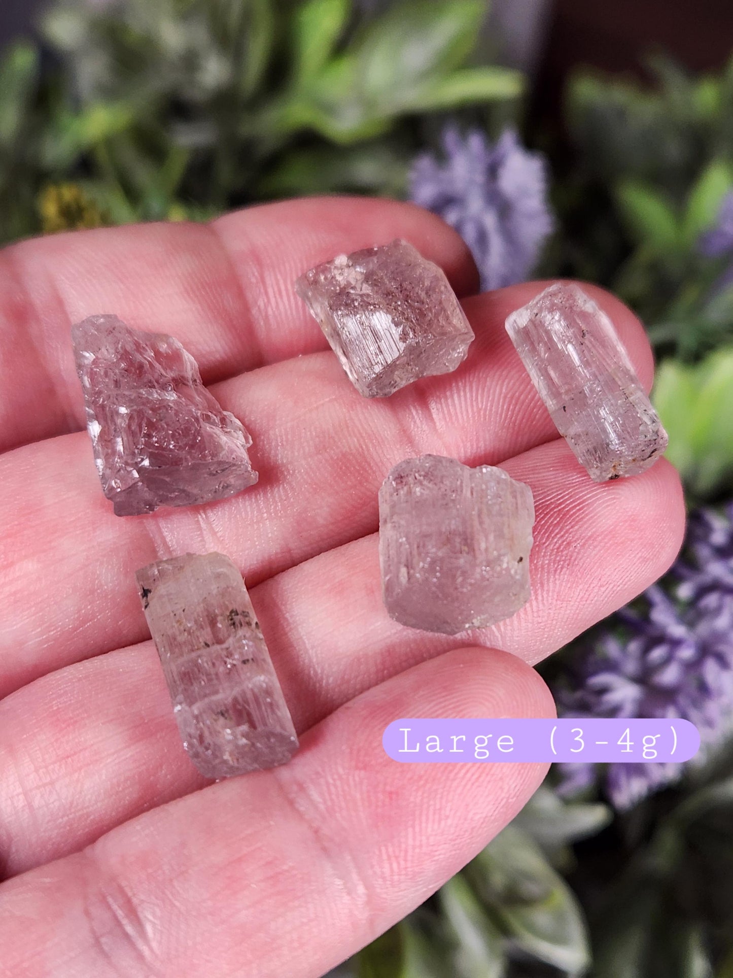 Lavender Scapolite Crystal