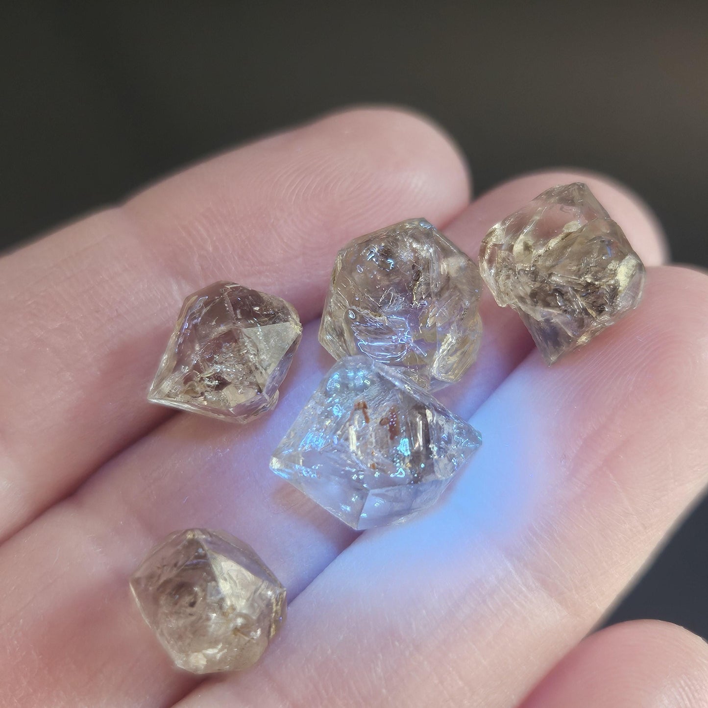 Italian UV Elestial Quartz from Tuscany