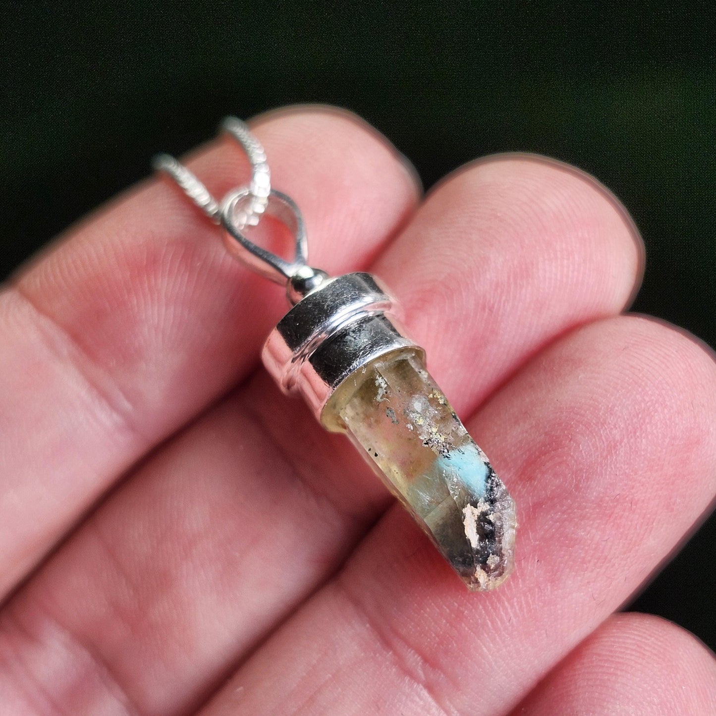 Ajoite Pendant
