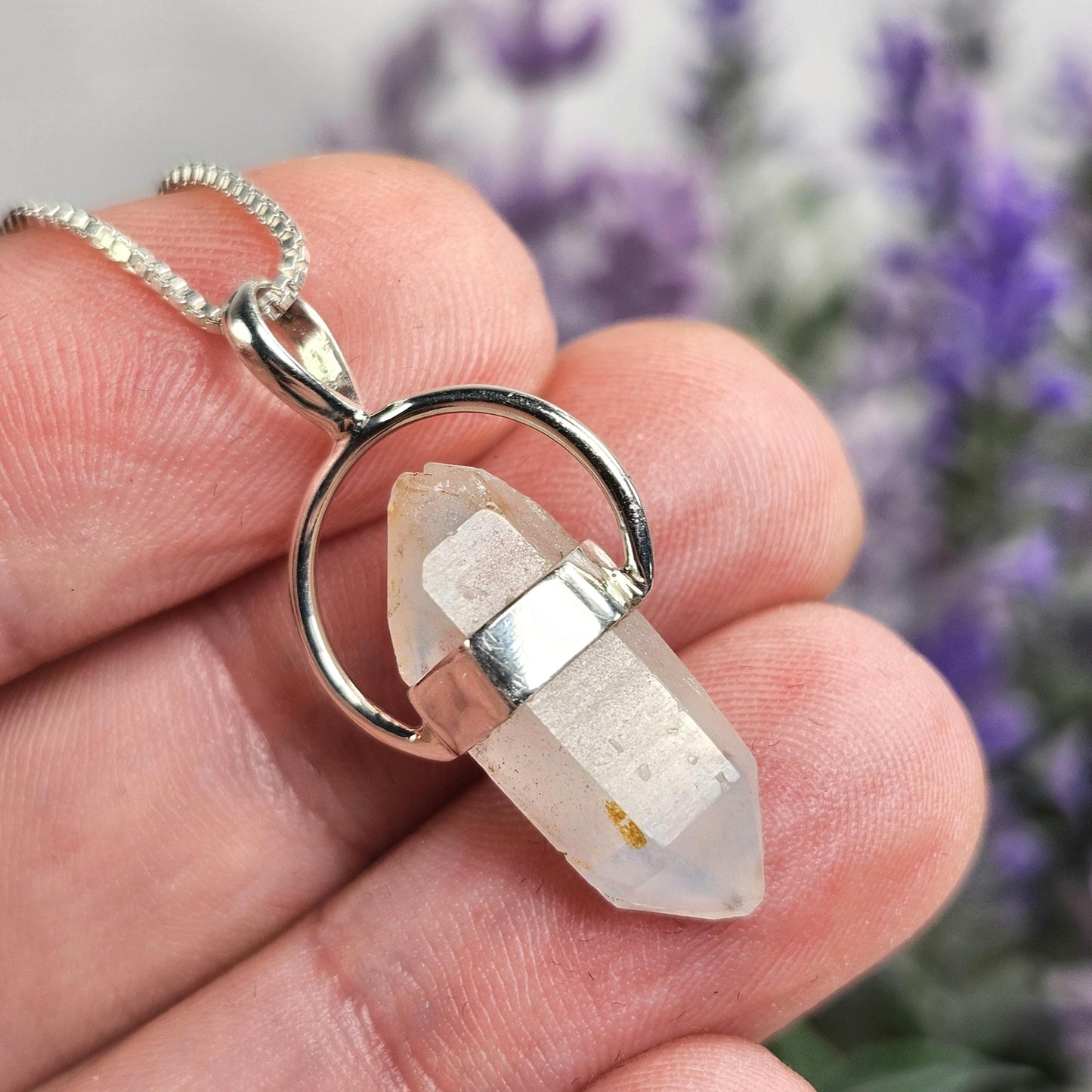 Papagoite Crystal Pendant