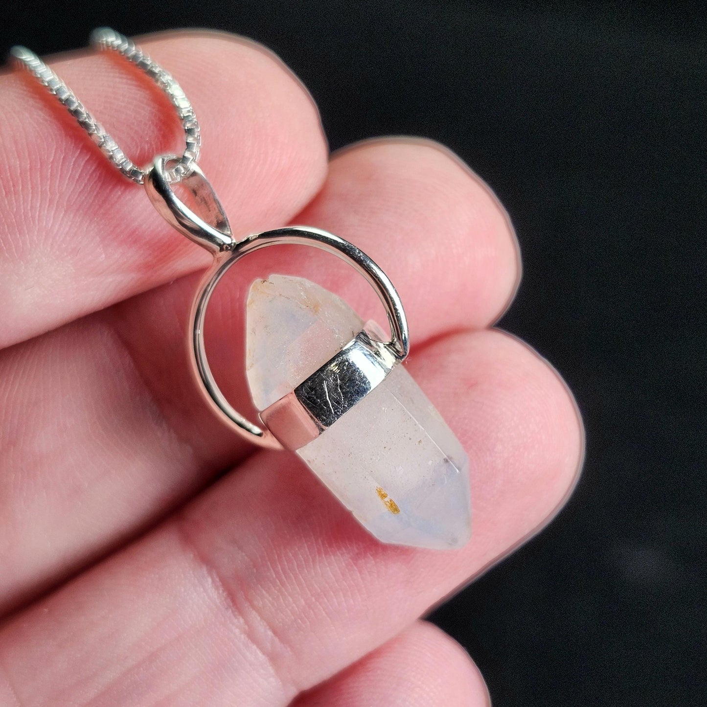 Papagoite Crystal Pendant