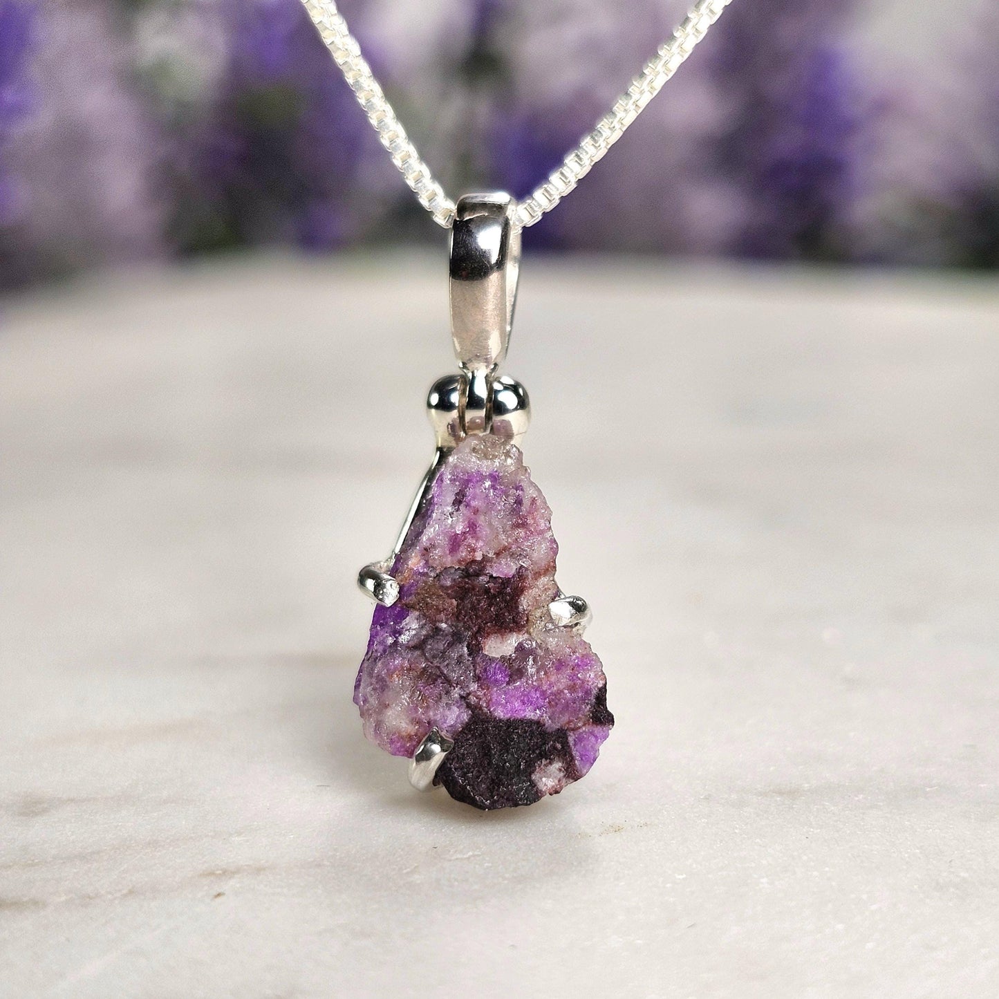 Gel Sugilite Pendant