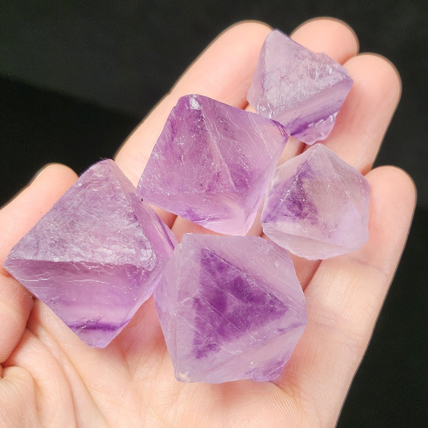 Purple Fluorite Octahedron