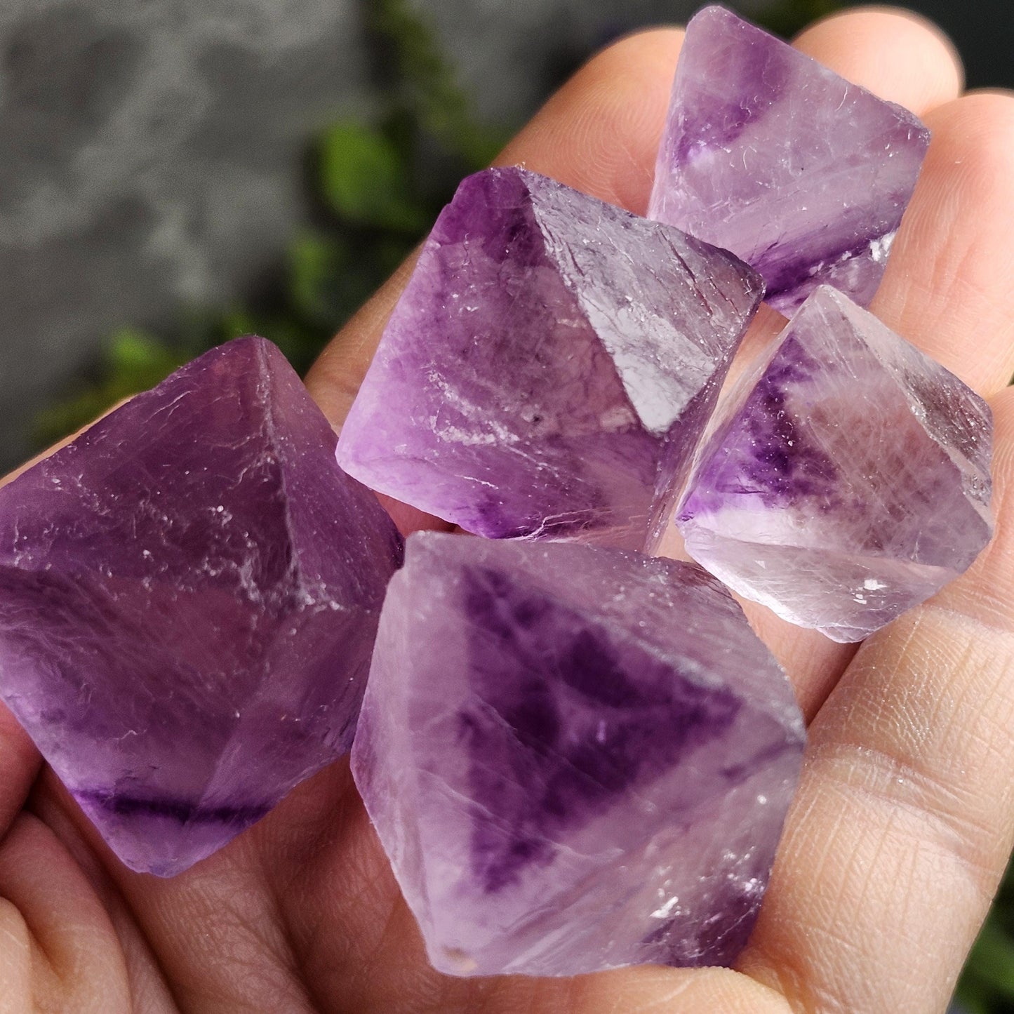 Purple Fluorite Octahedron