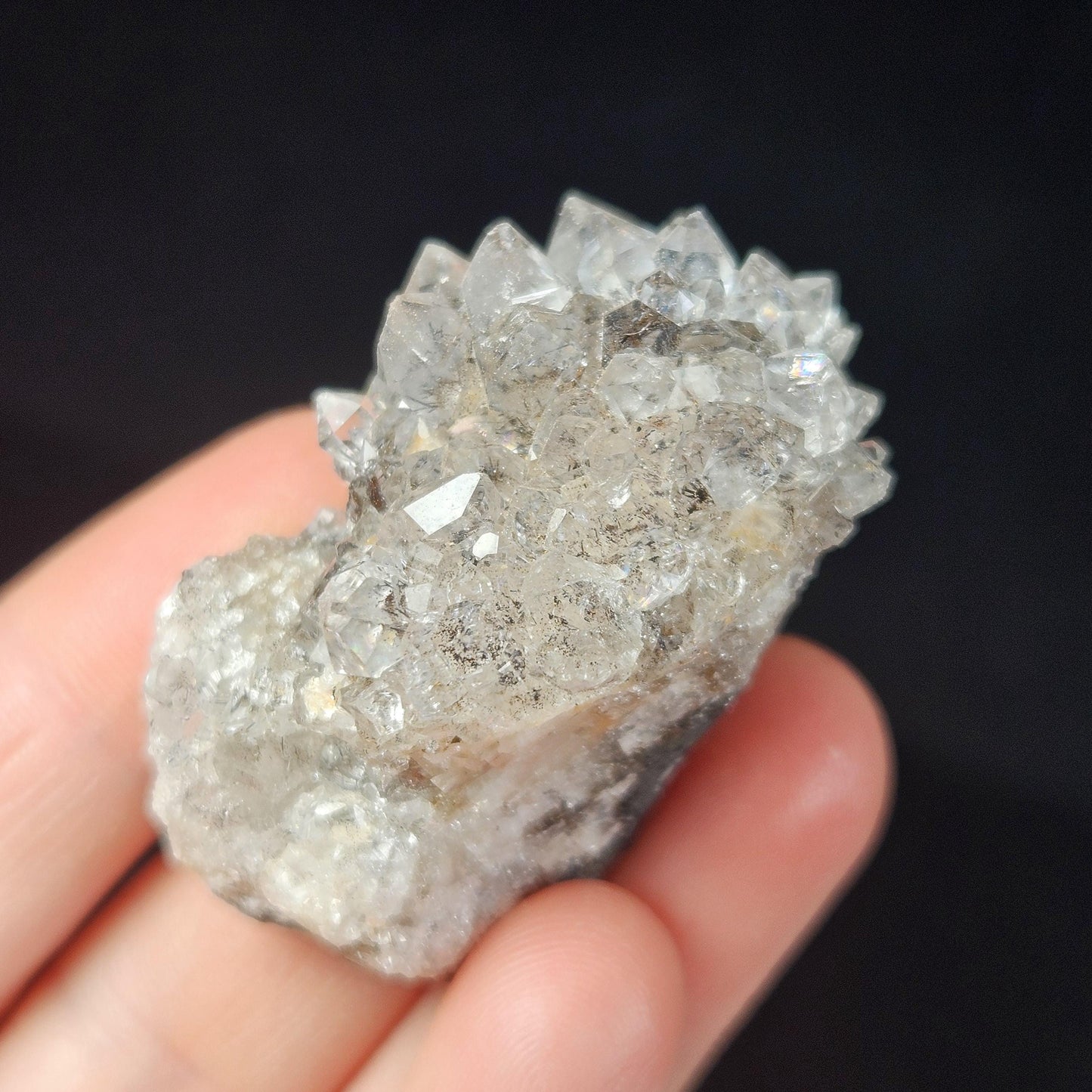 Manganese Druzy Crystal Cluster