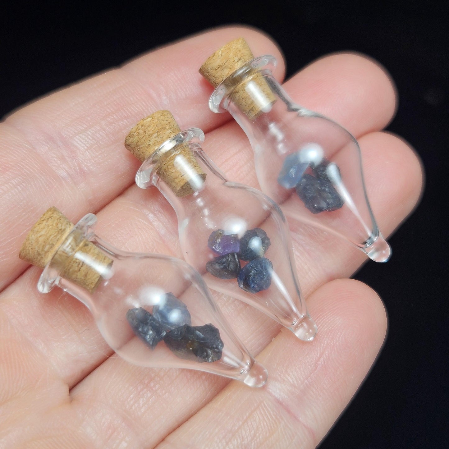 Blue Spinel Crystals