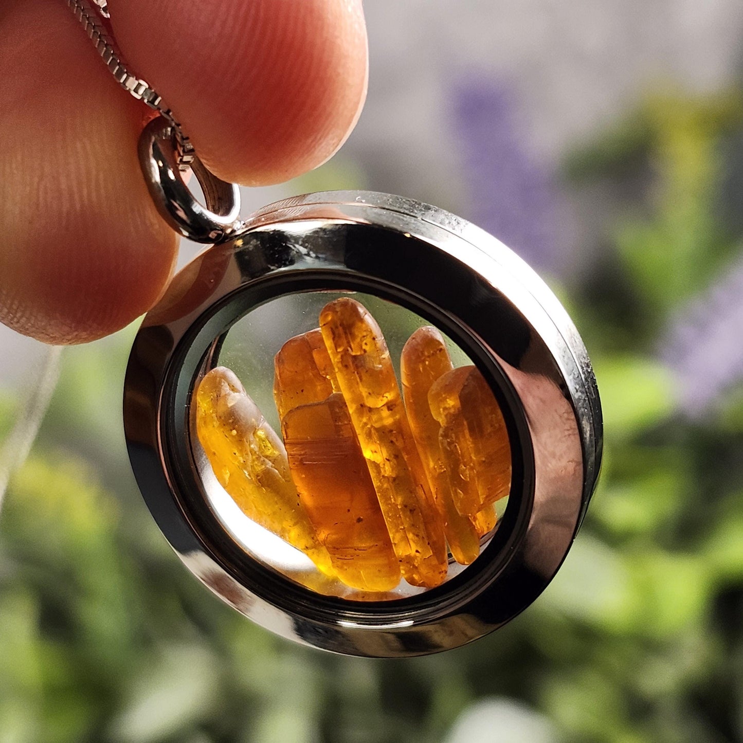 Orange Kyanite Necklace