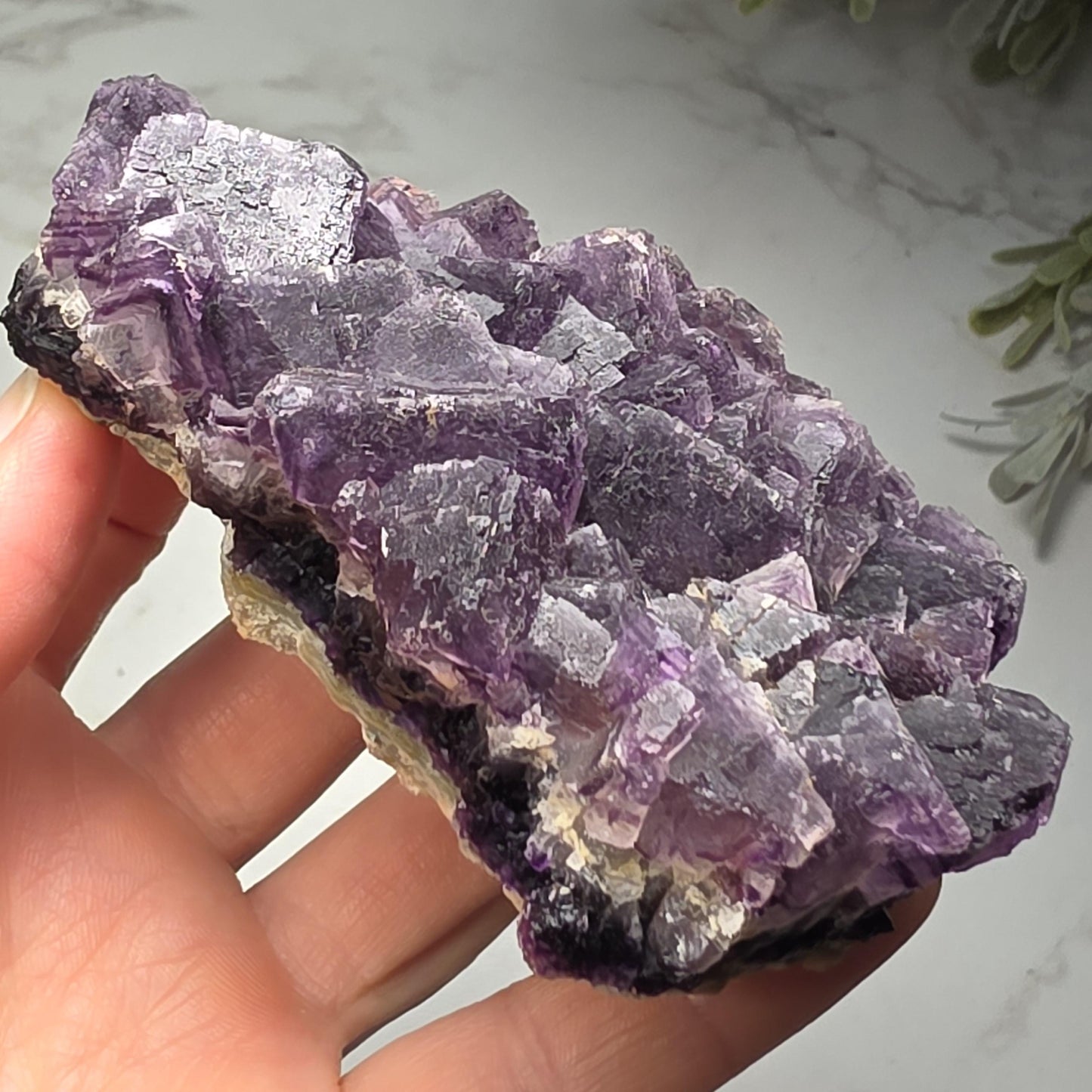 Chinese Purple Fluorite Crystal