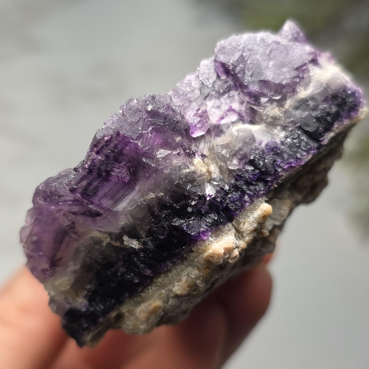 Chinese Purple Fluorite Crystal