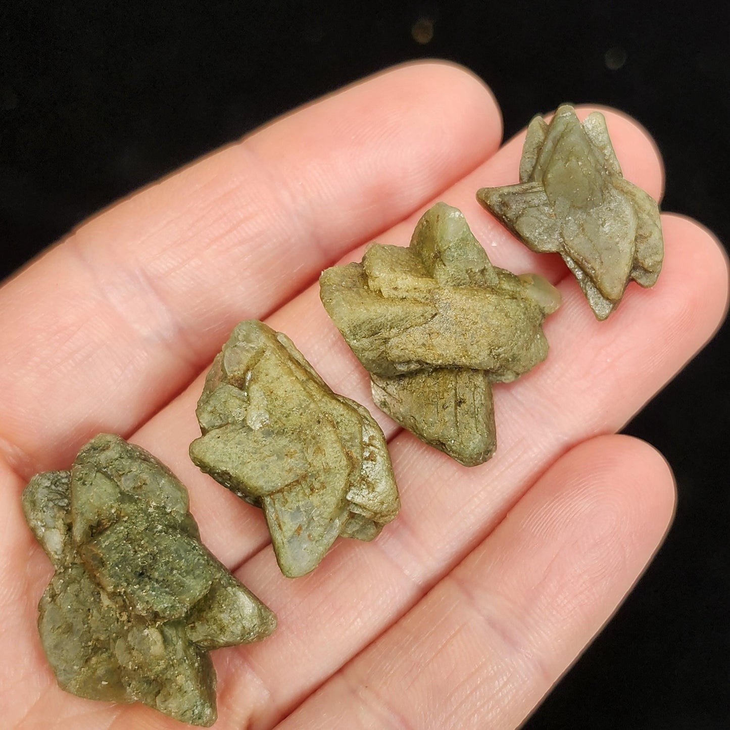 Green Heulandite Crystal