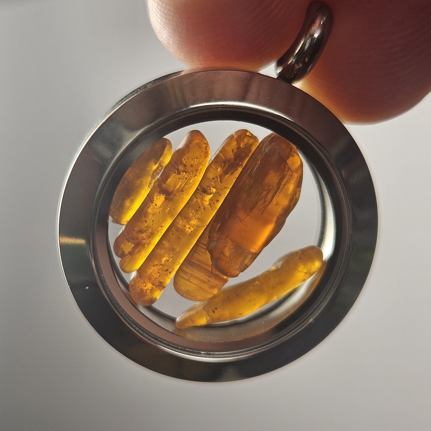 Orange Kyanite Necklace