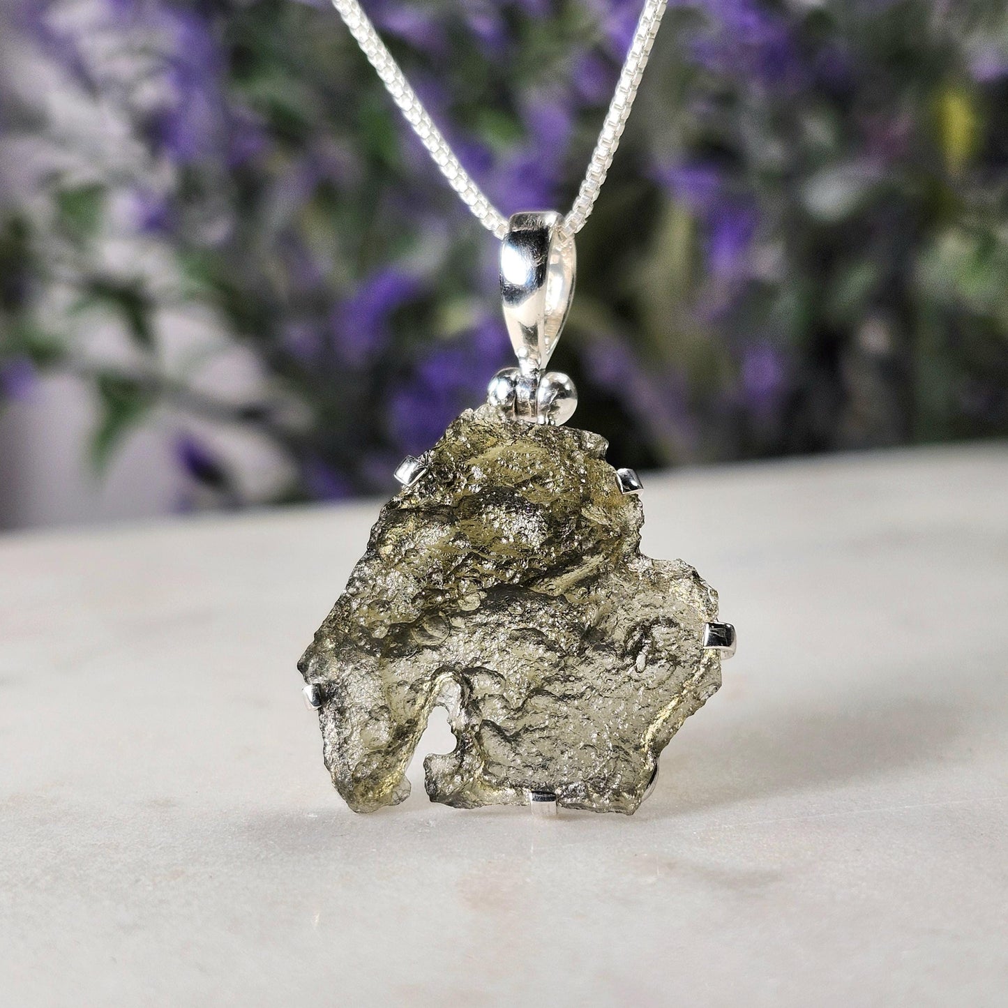Moldavite Pendant