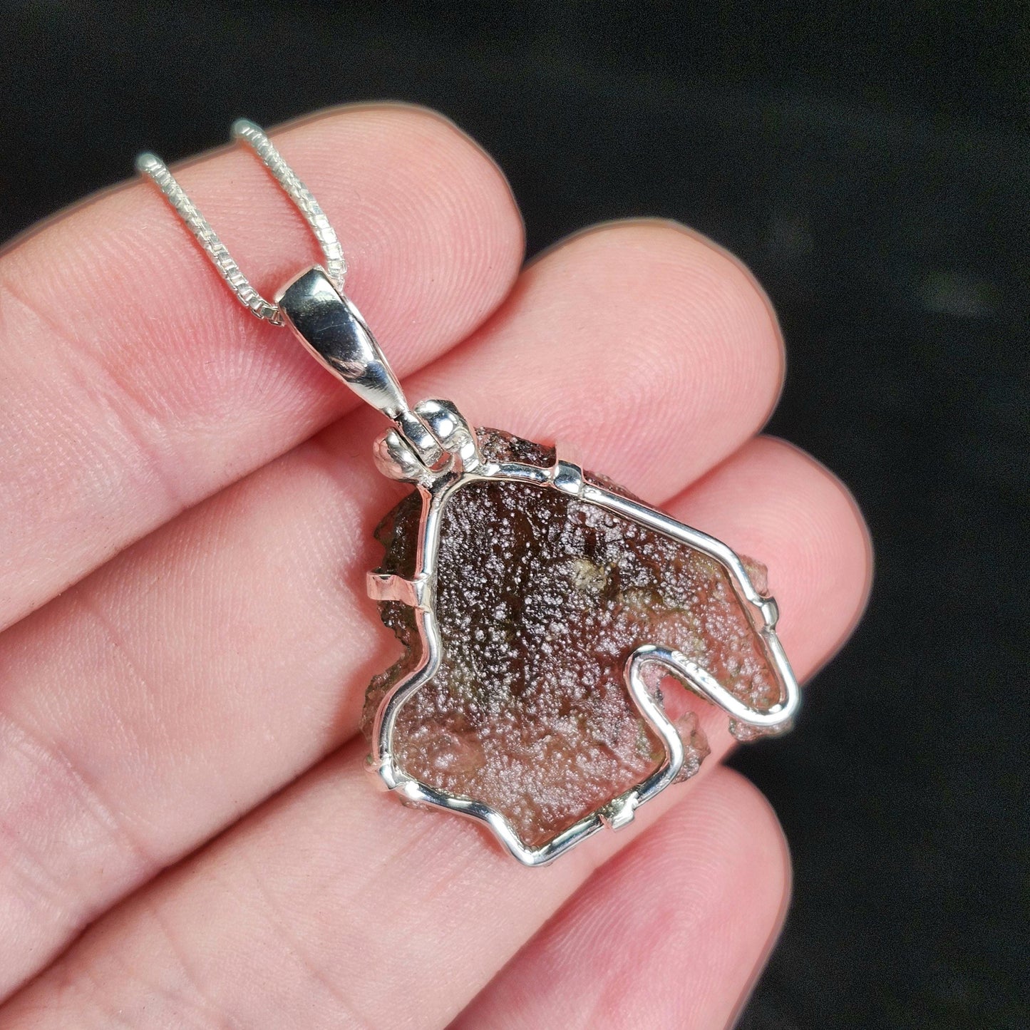 Moldavite Pendant