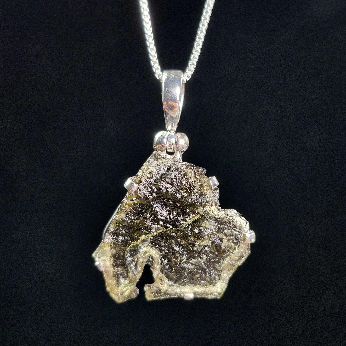Moldavite Pendant