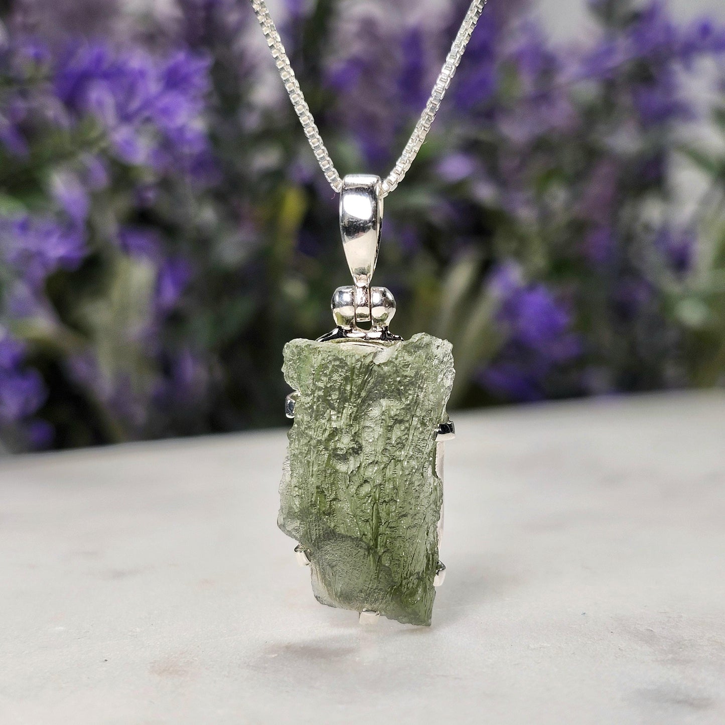 Moldavite Pendant