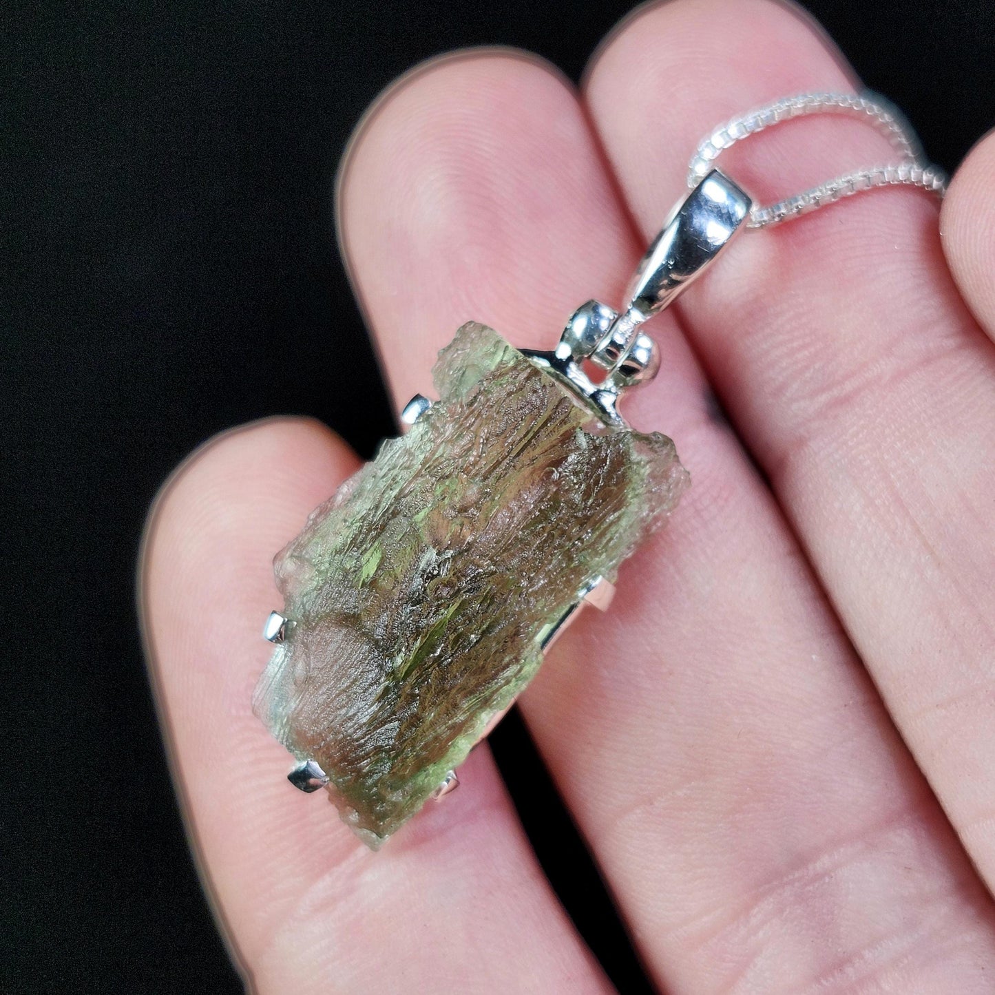 Moldavite Pendant