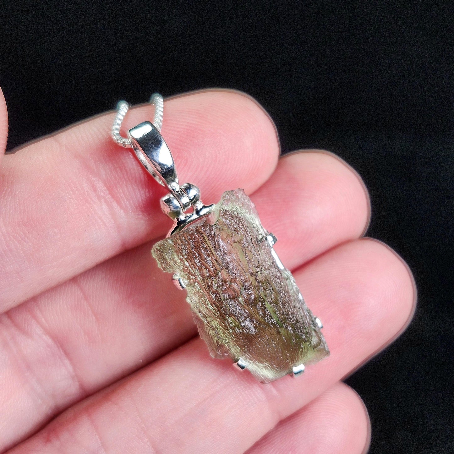 Moldavite Pendant
