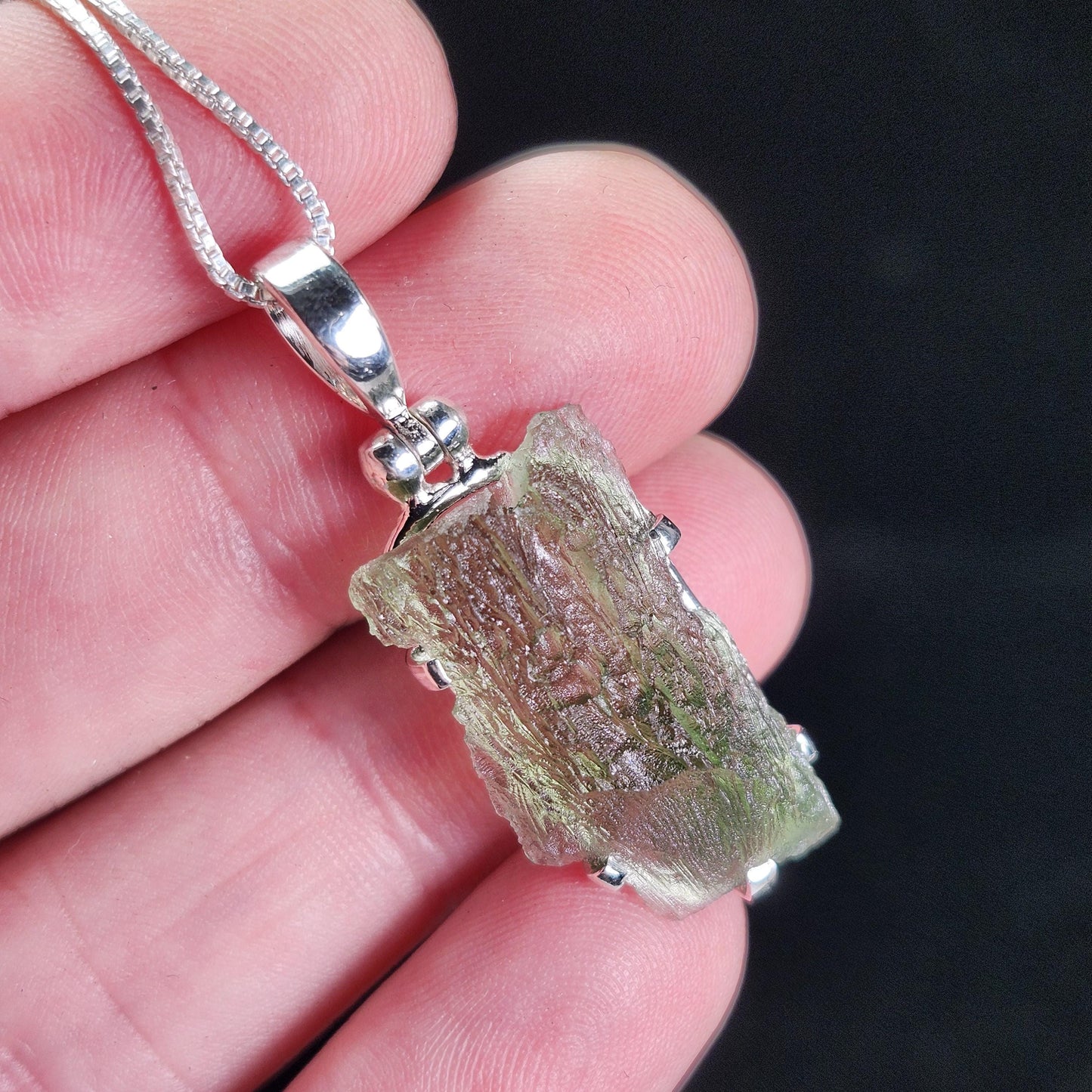 Moldavite Pendant
