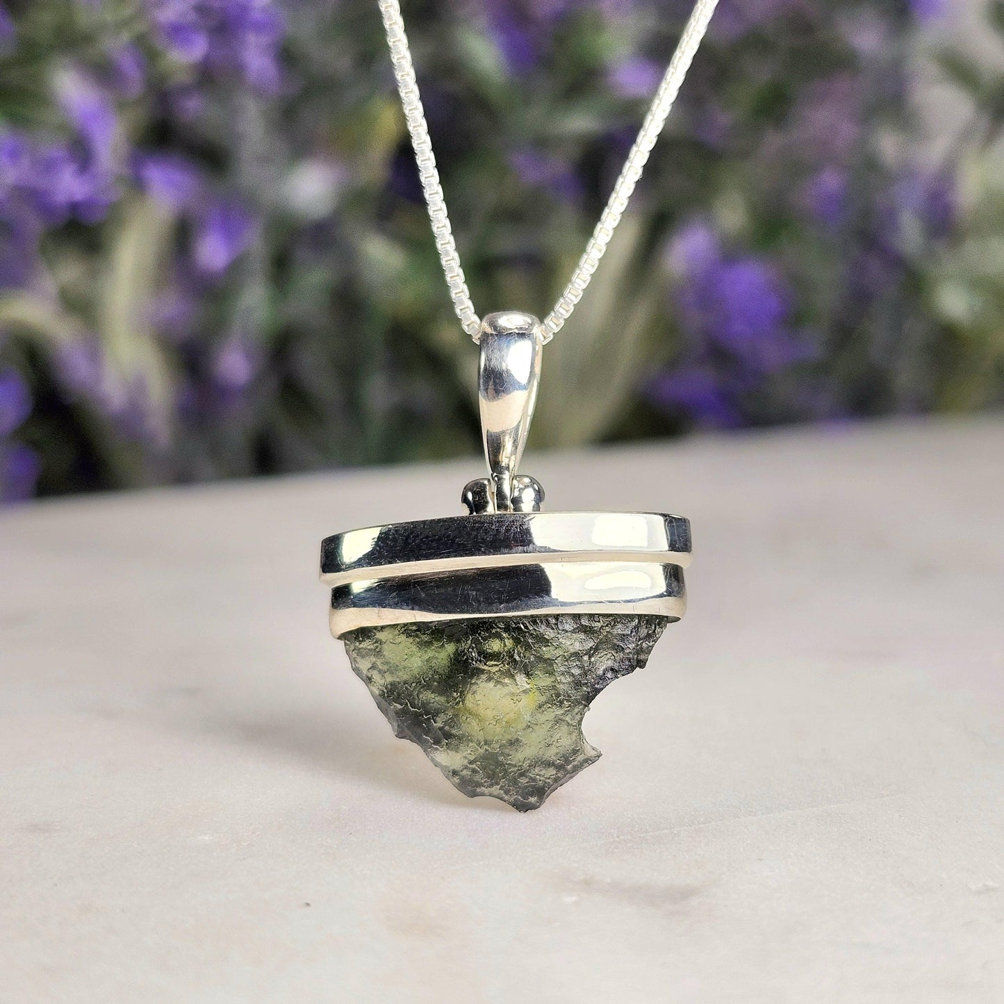 Moldavite Pendant