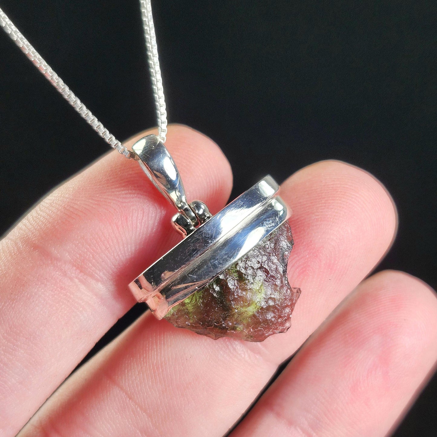 Moldavite Pendant