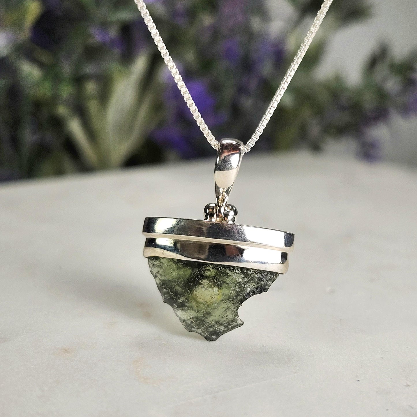 Moldavite Pendant