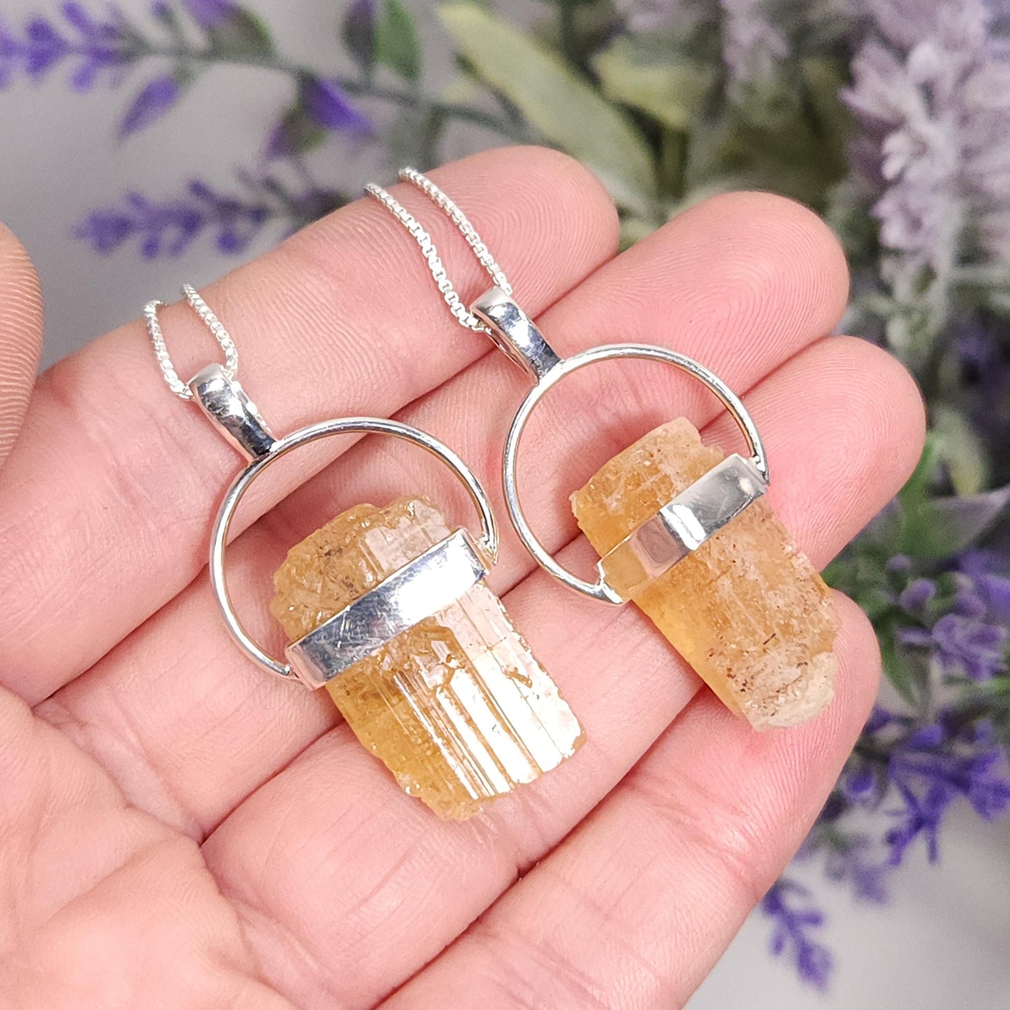 Golden Topaz Pendant