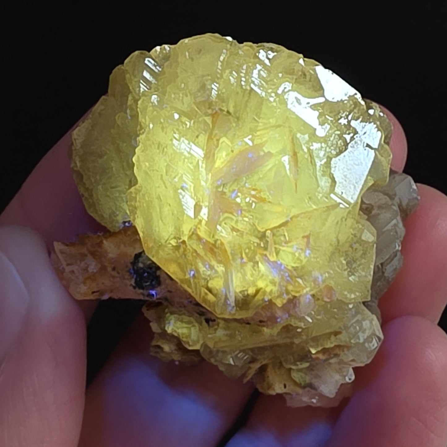 UV Reactive Cerussite Crystal